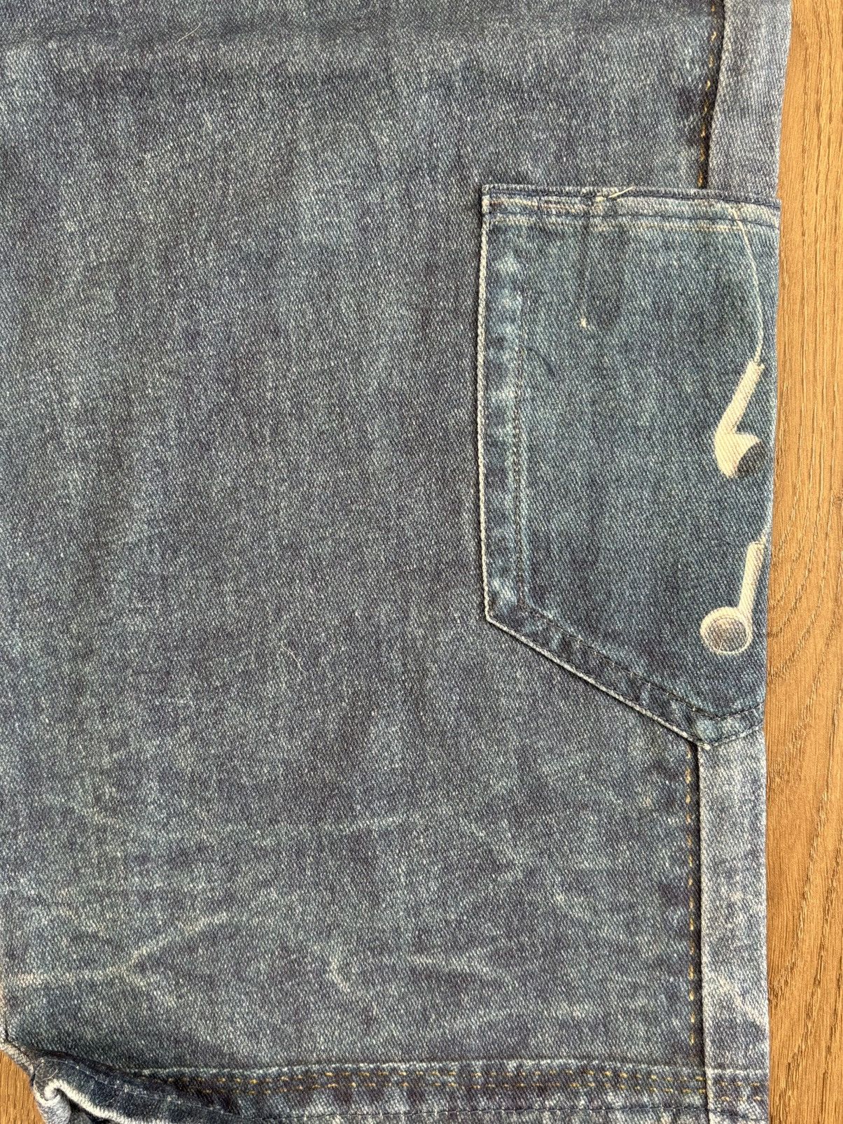 TRIPLE SEVENS Triple Sevens 2D Size 28 JeansBlueDenim Pants Baggy Wide Leg Size US 28 / EU 44 - 2 Thumbnail