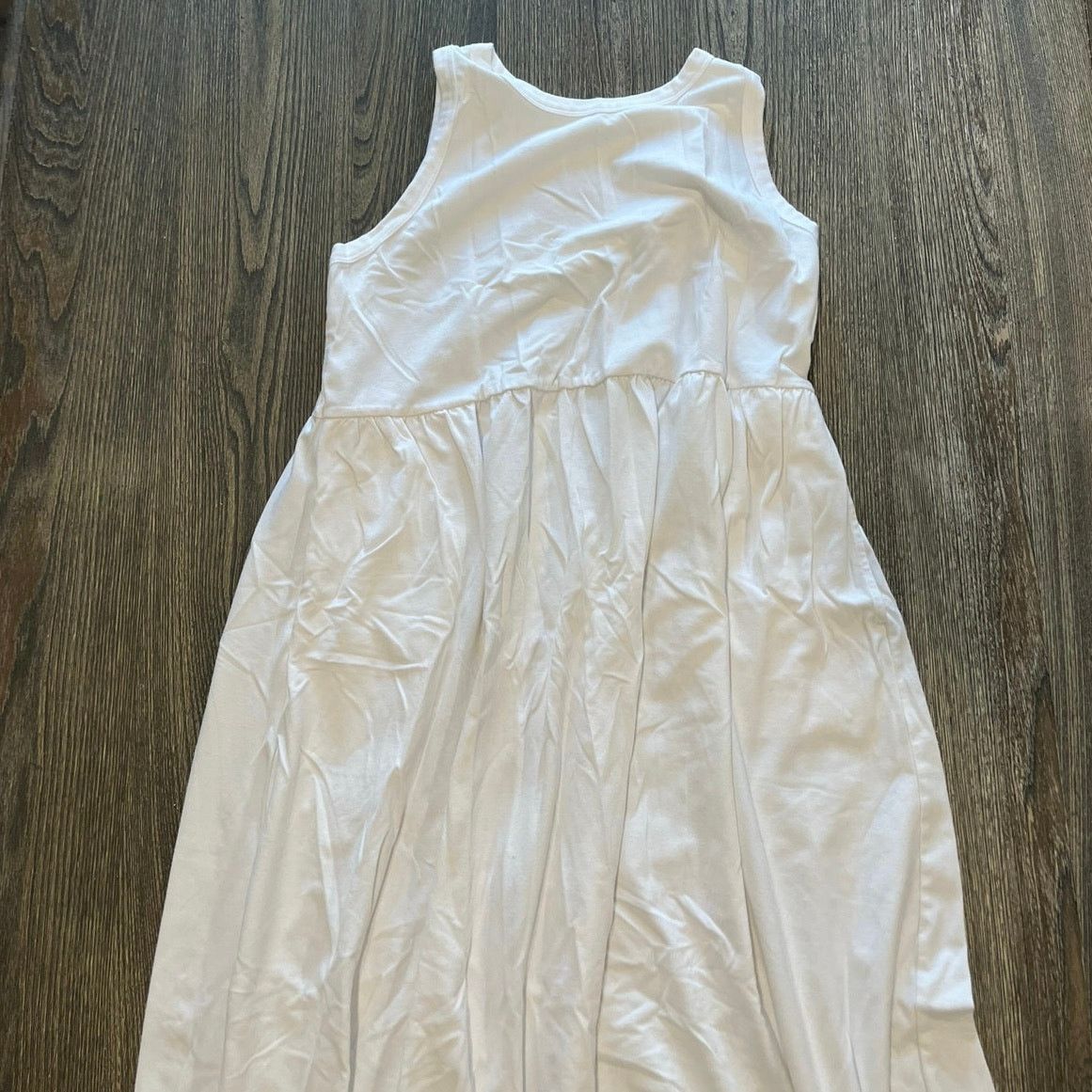 Other A New Day Midi Dress Sleeveless Side Pockets White Size L Size L / US 10 / IT 46 - 2 Thumbnail