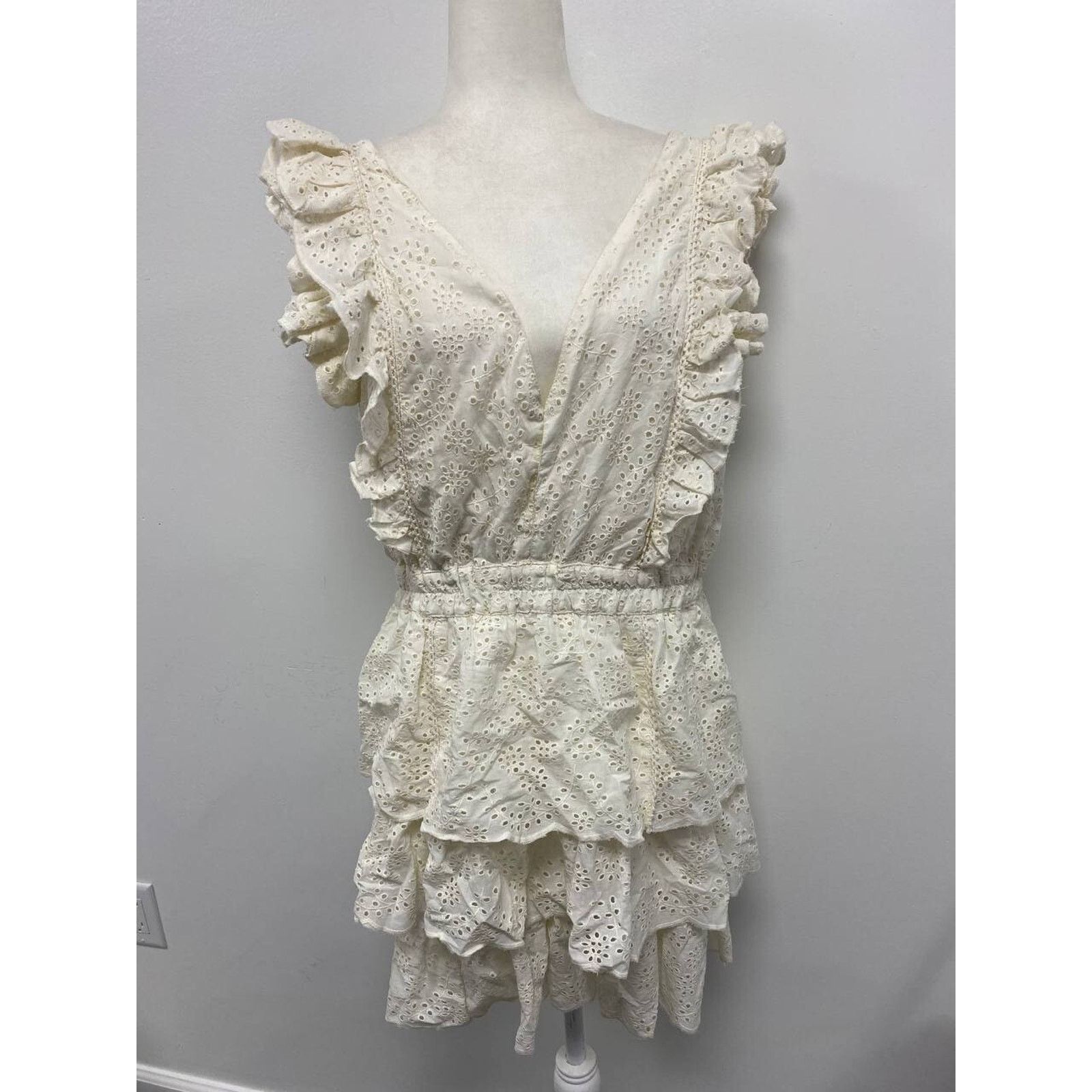 Anthropologie Anthropologie ruffle dress Size Large A000099 Size L / US 10 / IT 46 - 2 Thumbnail