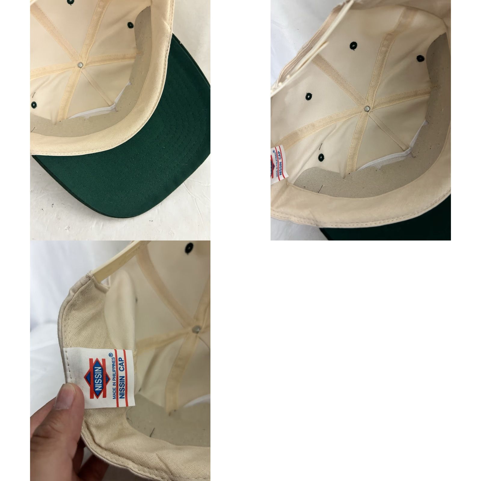 Vintage VINTAGE Fitzgeralds Casino SnapBack Hat 200 Green Beige Adjustable Size ONE SIZE - 9 Thumbnail