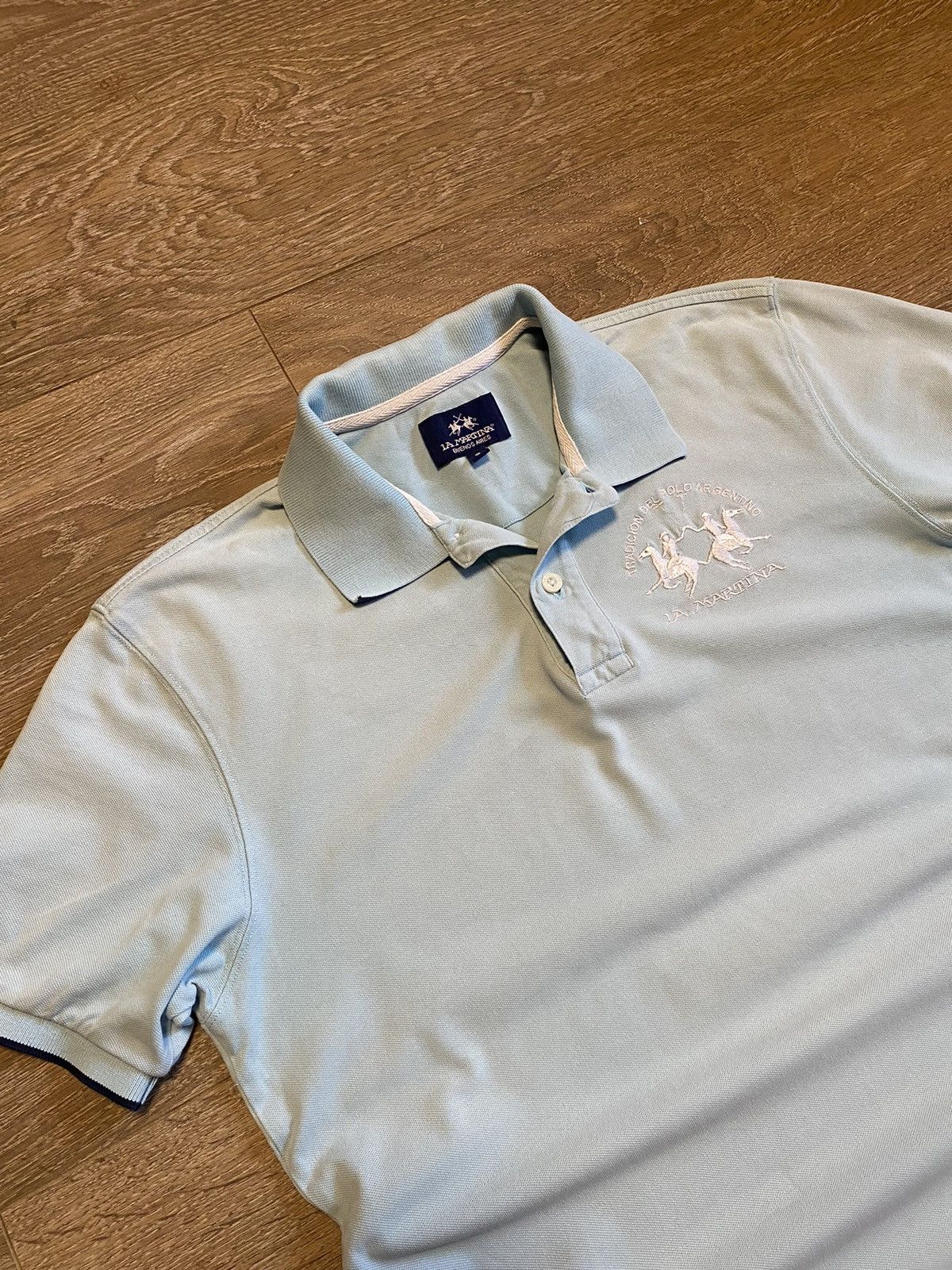 La Martina Vintage La Martina Polo T-Shirt Blue Argentino Size US S / EU 44-46 / 1 - 4 Thumbnail