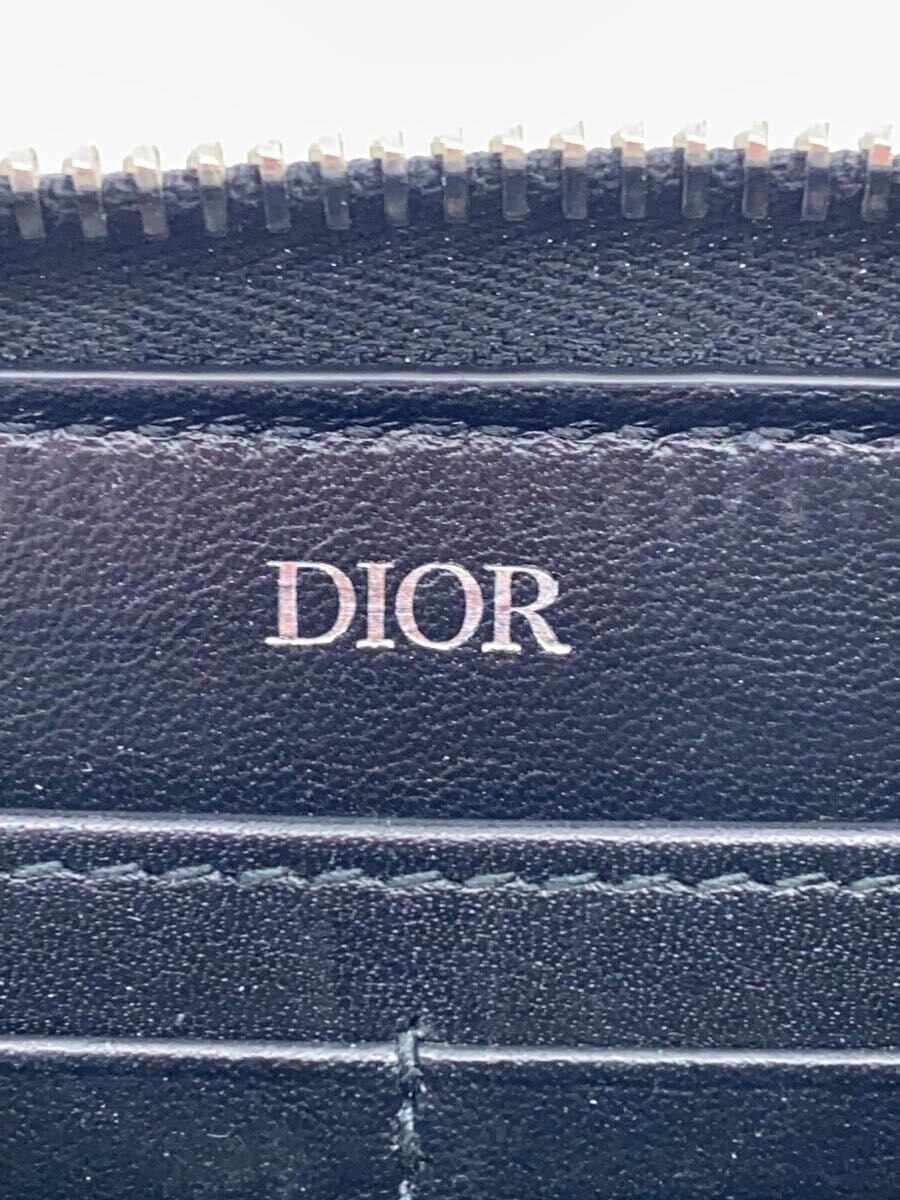 Dior Dior Saddle Leather Long Zip Wallet Black Size ONE SIZE - 3 Thumbnail