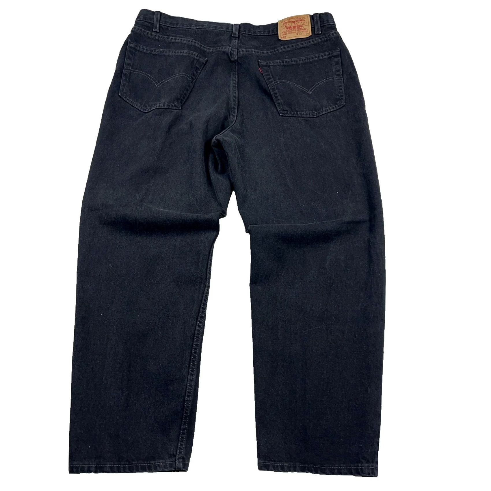 Levi's VINTAGE Levi's 550 Jeans Men 40x30 Black Relaxed Fit Straight Leg 90s 1999 Size US 40 / EU 56 - 2 Thumbnail