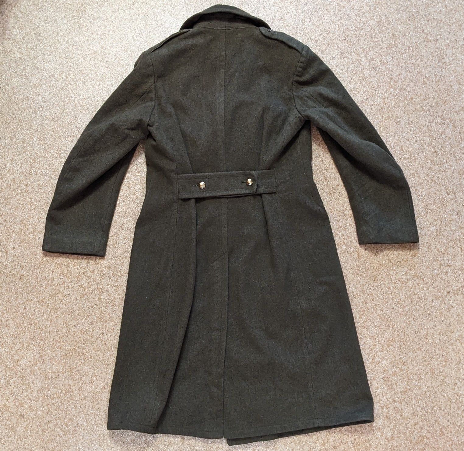 Vintage Vintage 60s Wool Jacket French Overcoat Military Army 1964 Size US S / EU 44-46 / 1 - 5 Thumbnail