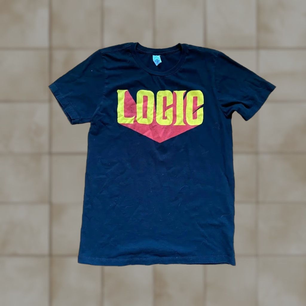 Next Level LOGIC Blue Tour T Shirt Mens SZ M Mens Black concert Tee Hip Hop Rap Shirt M Blue LOGIC Size US M / EU 48-50 / 2 - 1 Thumbnail