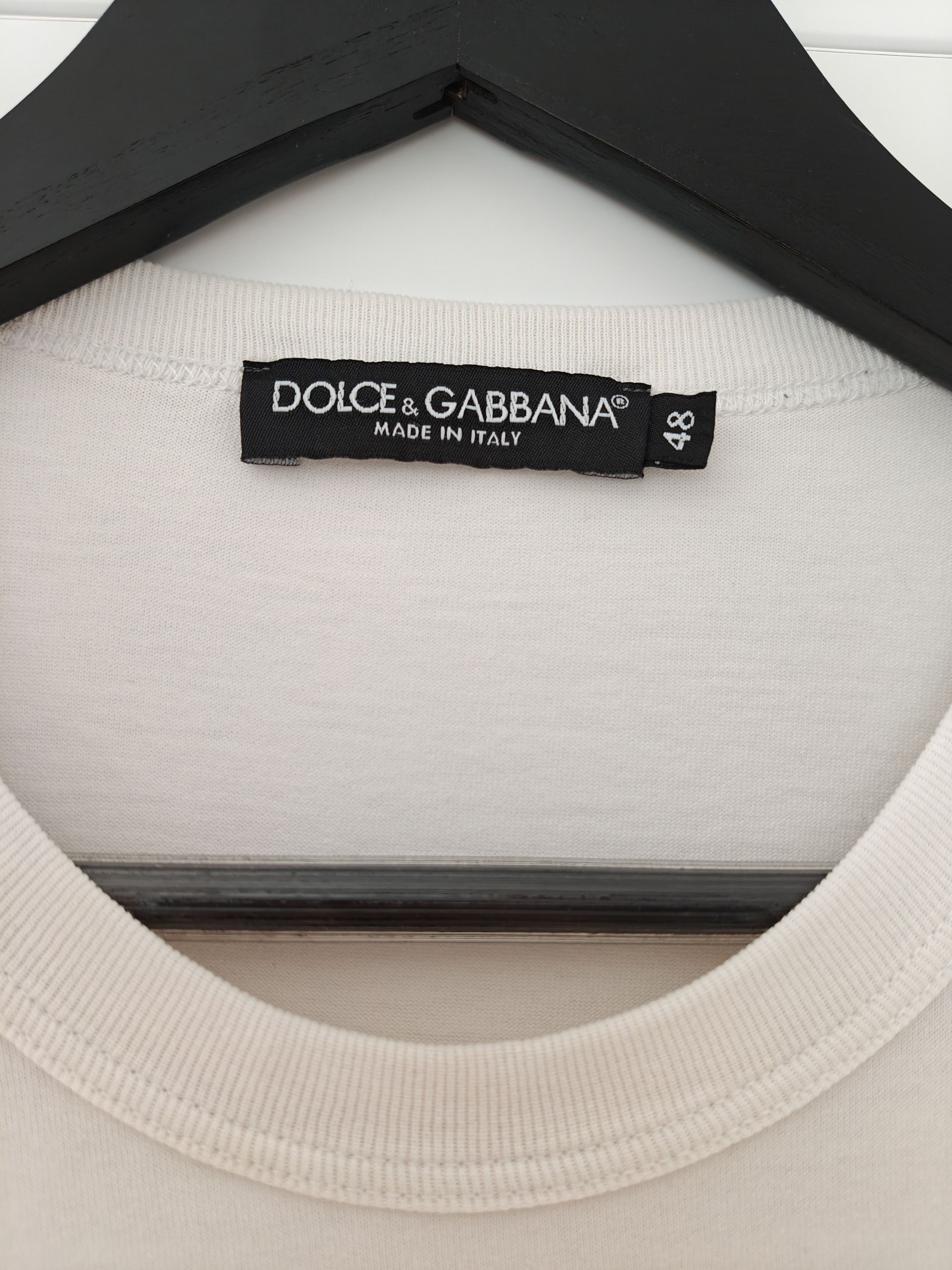 Dolce & Gabbana Dolce & Gabbana white royal t-shirt Size US M / EU 48-50 / 2 - 5 Thumbnail