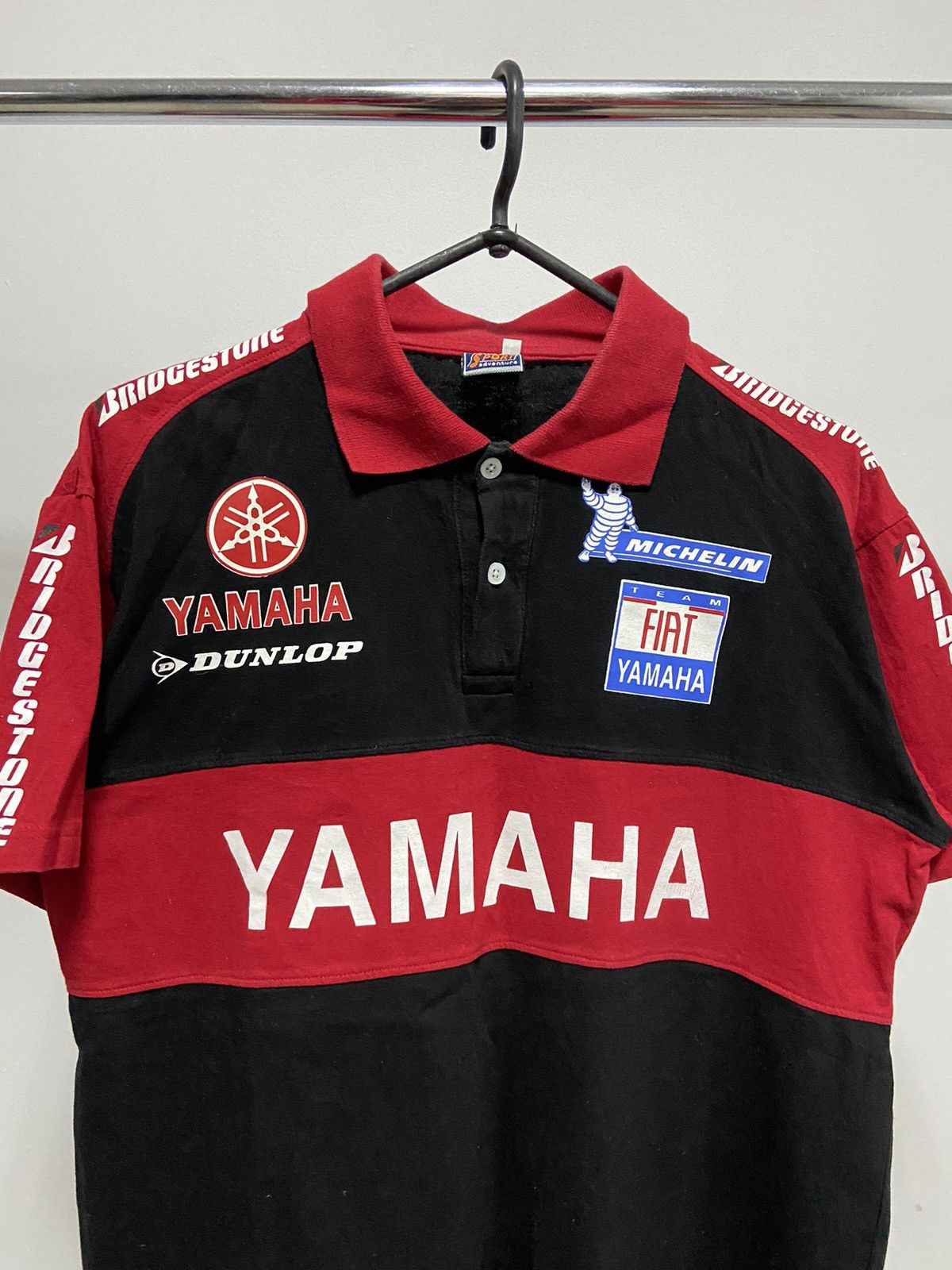 Vintage × Yamaha Yamaha racing polo T-shirt Vintage big logo Size US L / EU 52-54 / 3 - 4 Thumbnail