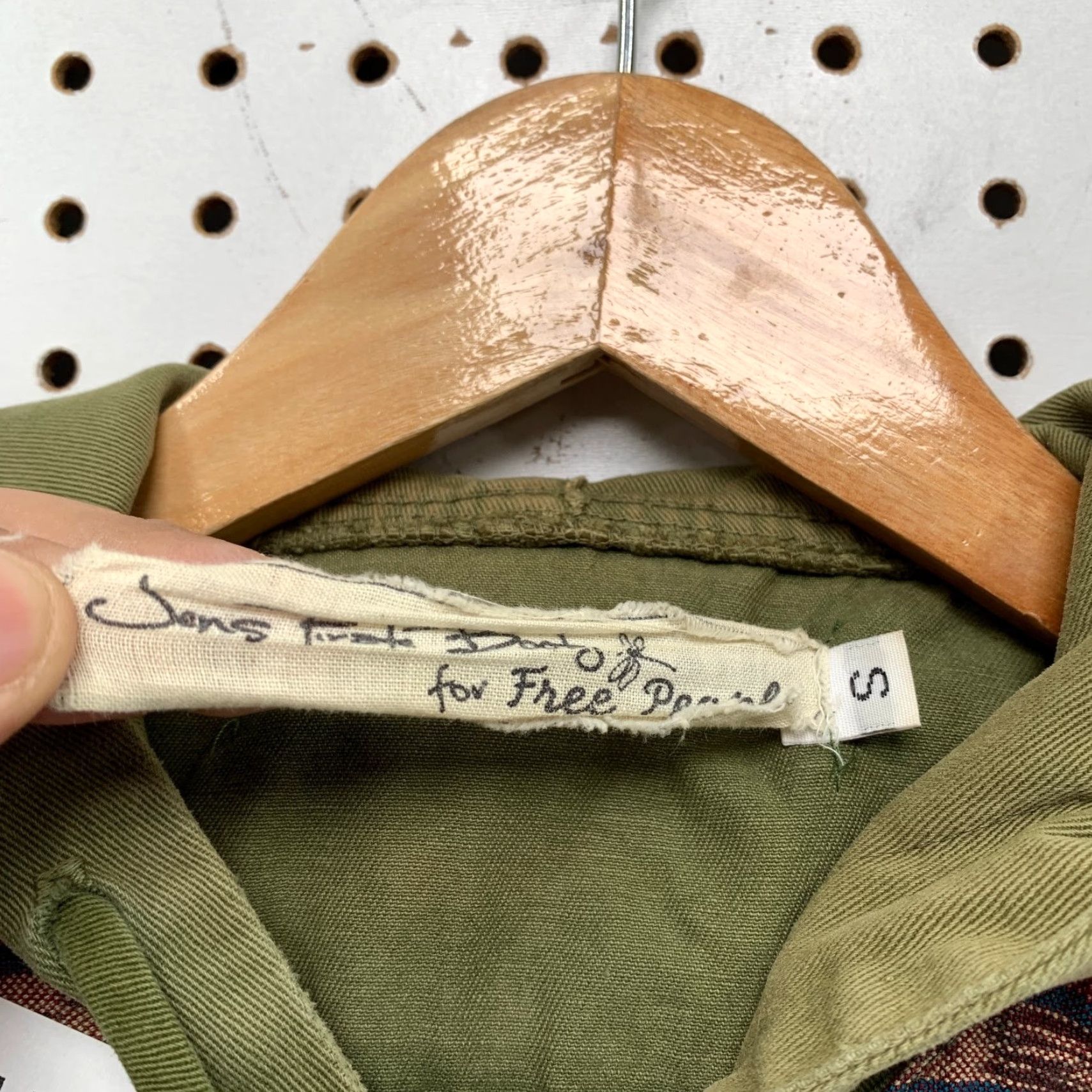 Free People Free People Military Jacket Women S Olive Green Jen Pirate Booty Boho Chore Shirt Womens Military Jacket Size S / US 4 / IT 40 - 5 Thumbnail