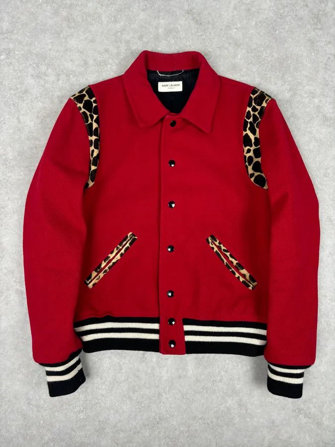 Saint Laurent Paris SS2014 Saint Laurent Cheetah Red Pony Hair Teddy Jacket Size US M / EU 48-50 / 2 - 1 Thumbnail