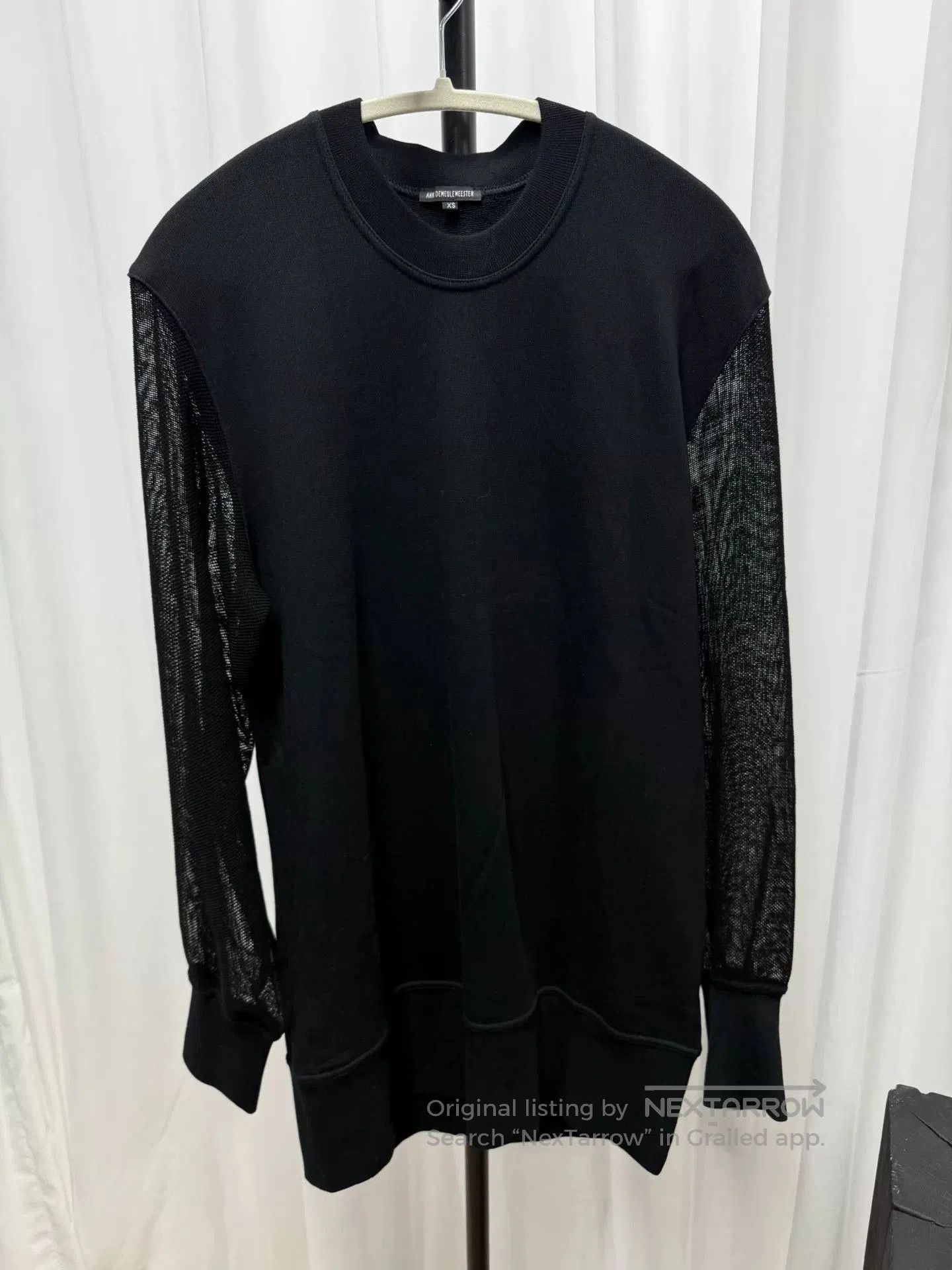 Ann Demeulemeester Split Detail Sweatshirt.
