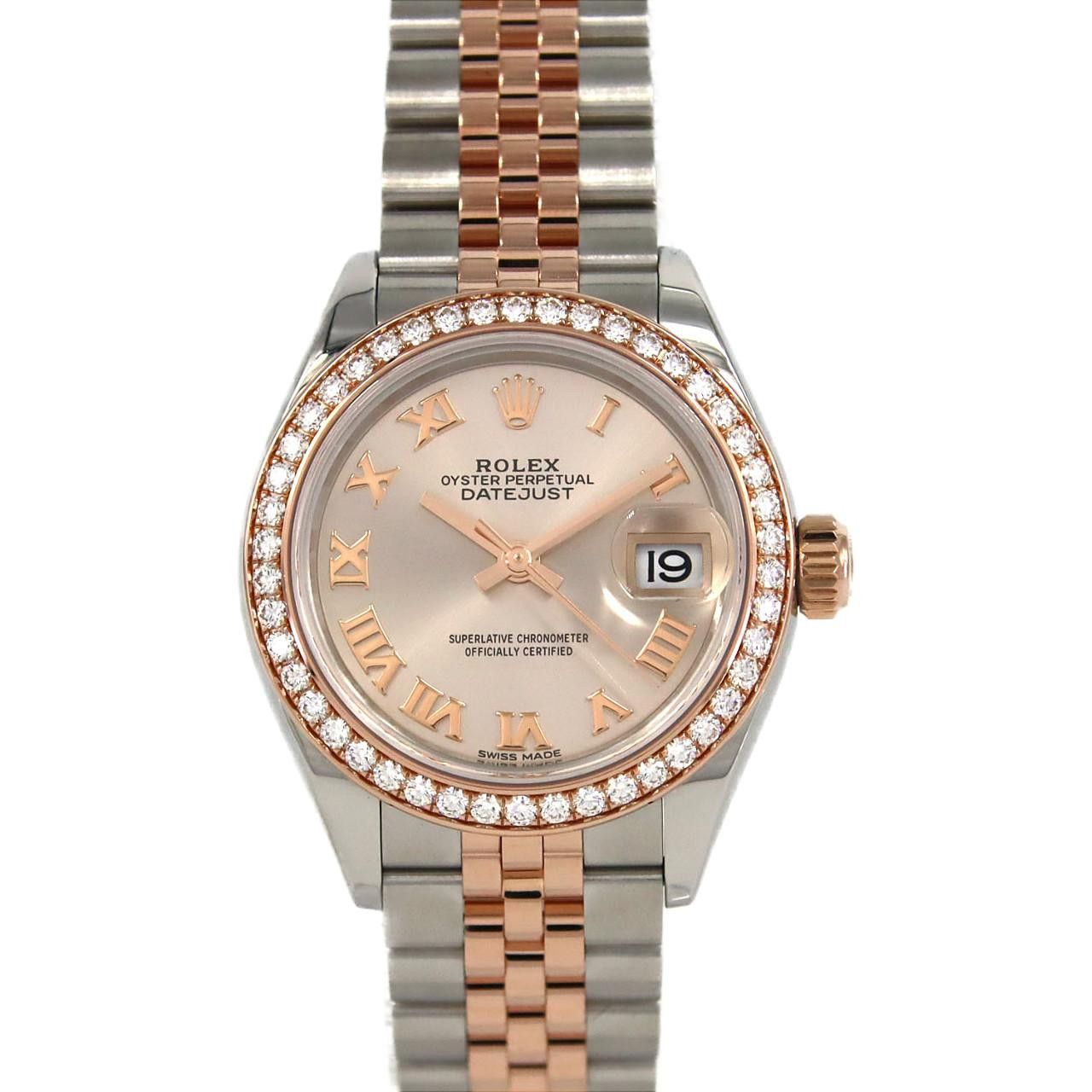 Rolex Rolex Rolex Datejust Stainless Steel Pink Gold Automatic Metal Automatic 279381RBR DUTY FREE for USA Size ONE SIZE - 1 Thumbnail