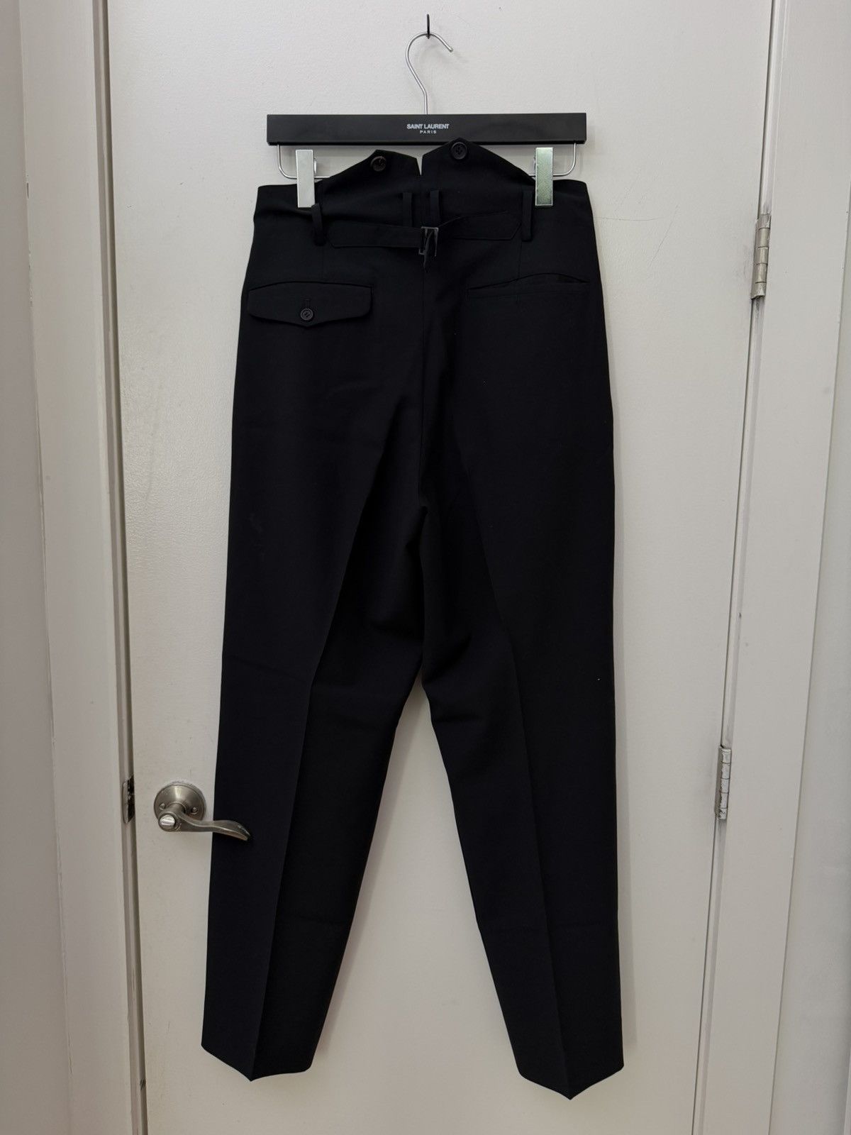 Yohji Yamamoto 90s Wide Tapered Trousers Size US 30 / EU 46 - 4 Thumbnail