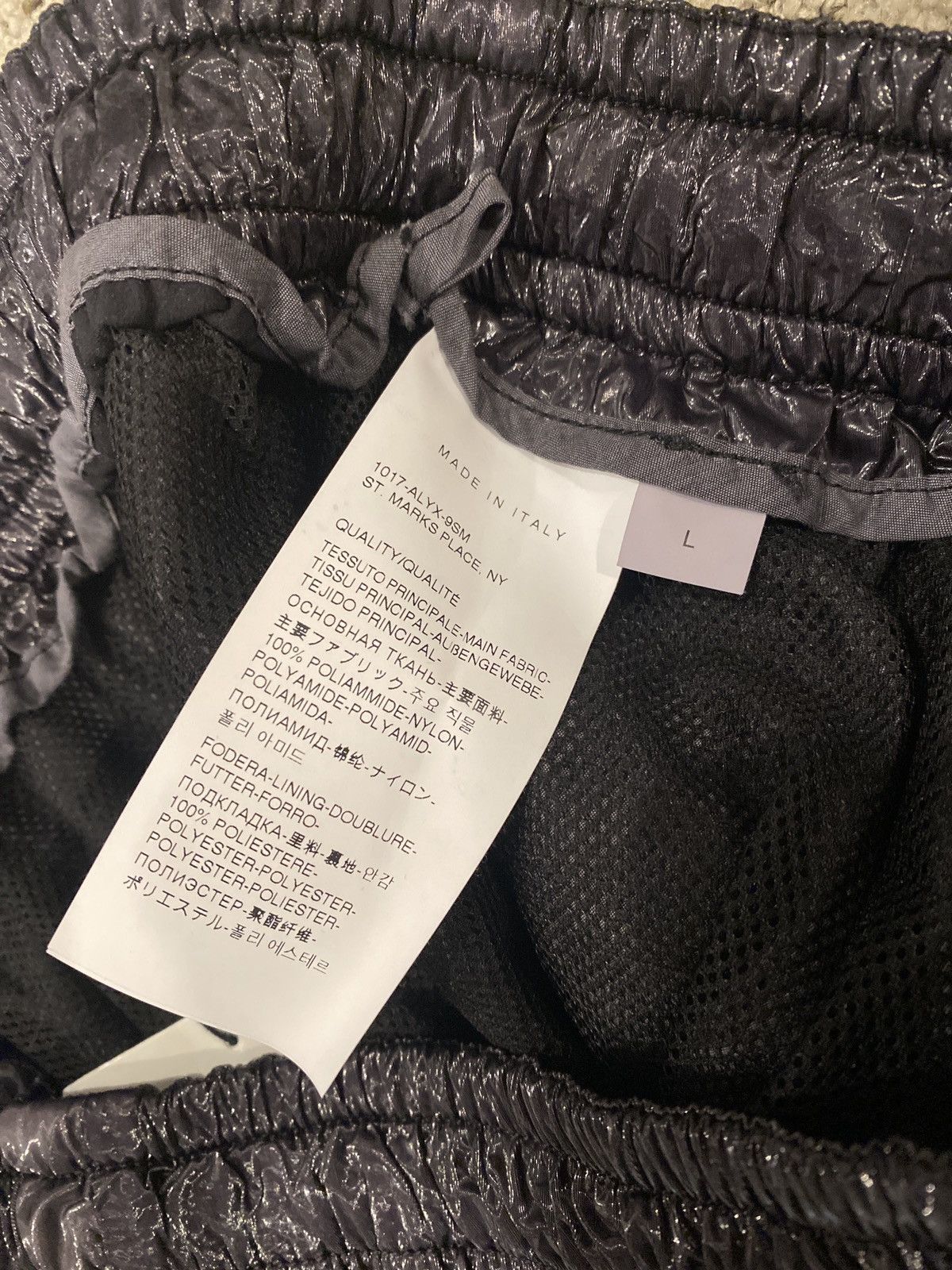 1017 Alyx 9sm FW19 GD Curved seams pant