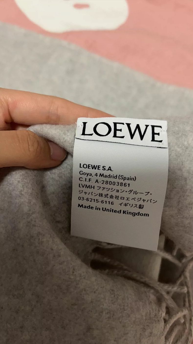 Loewe LOEWE Wool and cashmere tassels scarf Size ONE SIZE - 5 Thumbnail