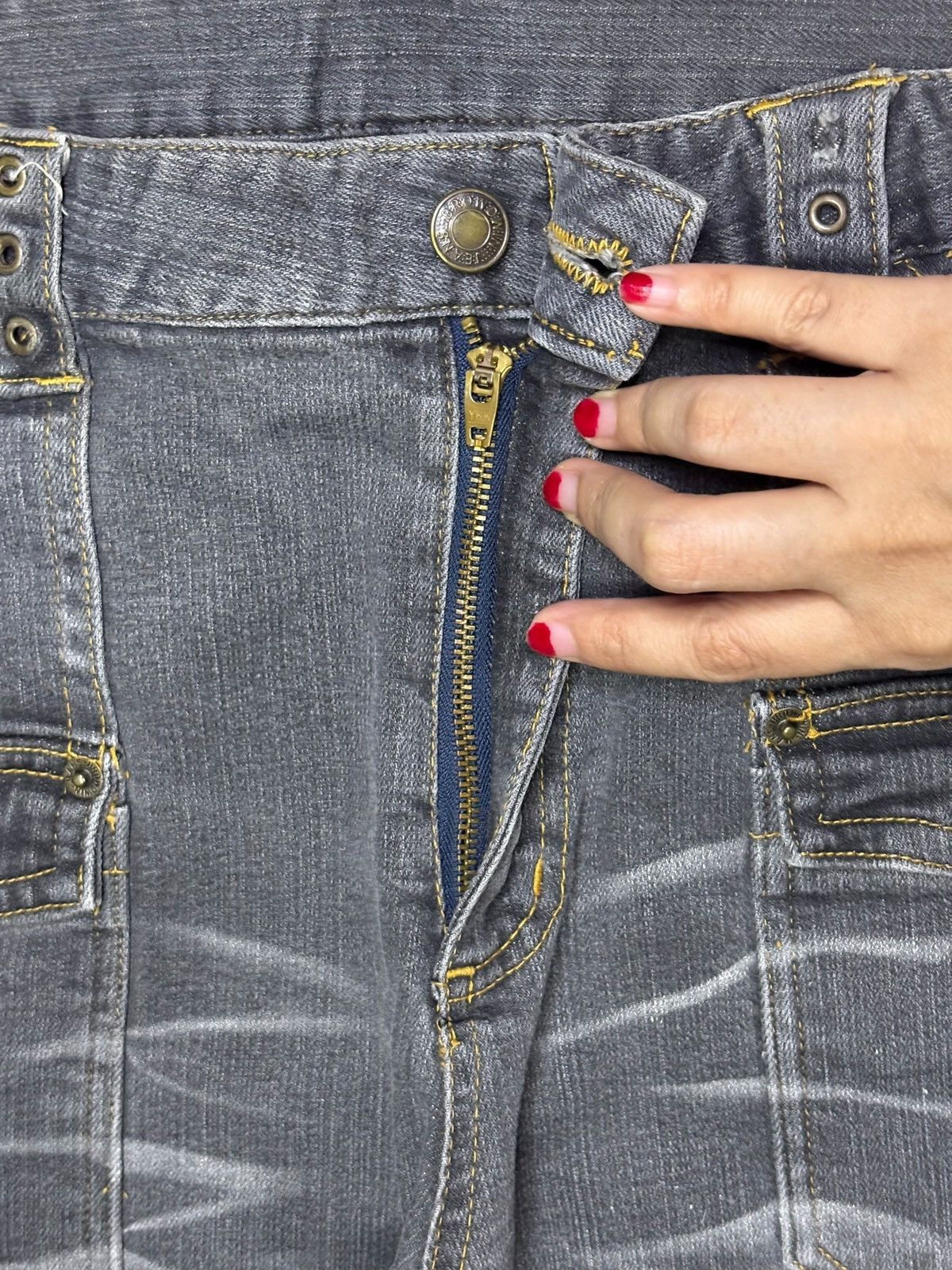 Japanese Brand Vintage Japanese Brand Bush Pant Faded Wash Flare Jeans Size US 30 / EU 46 - 3 Thumbnail