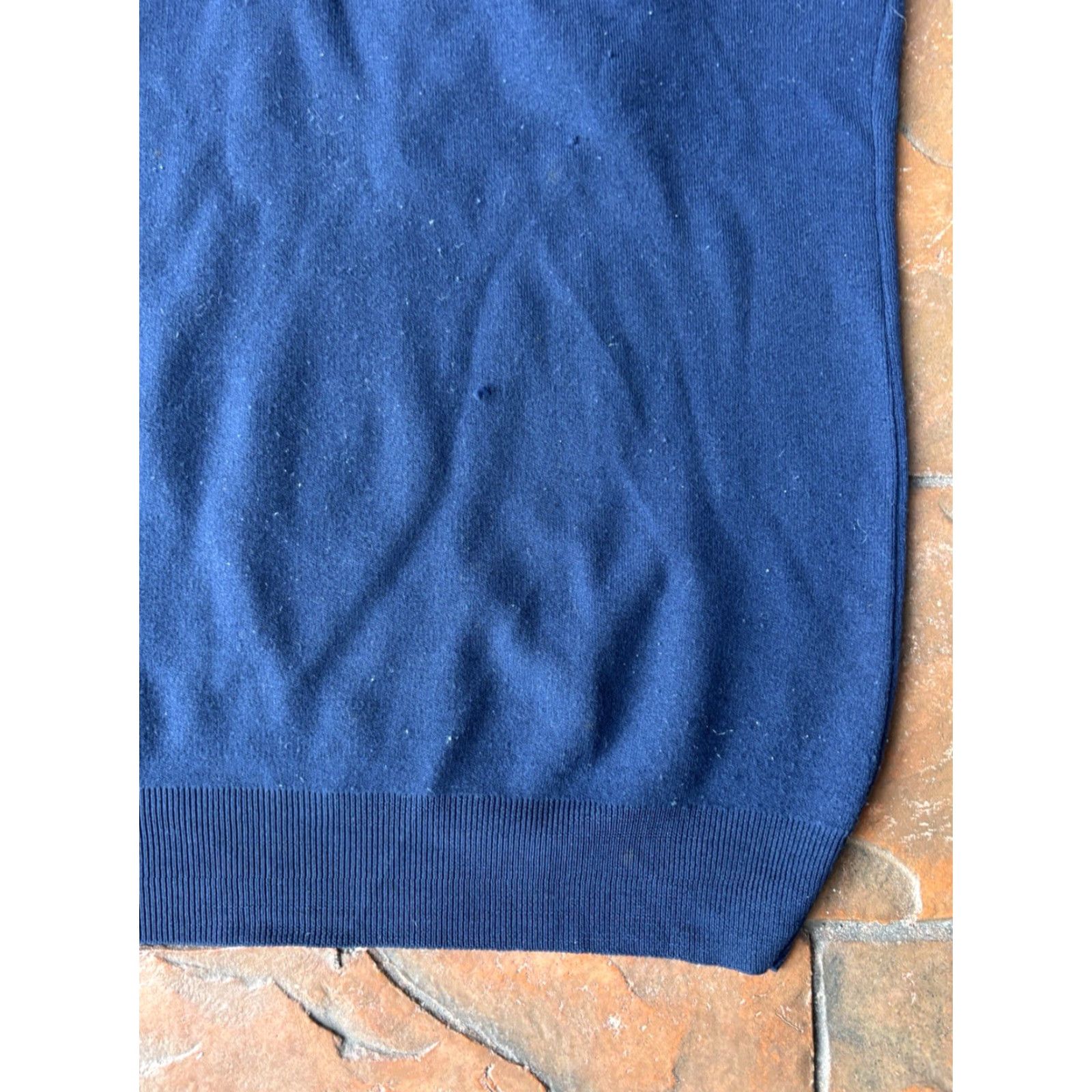 Vintage VINTAGE Manhattan Knit Poly Short Sleeve Collared Button Shirt M Blue 50s Men Size US M / EU 48-50 / 2 - 6 Thumbnail