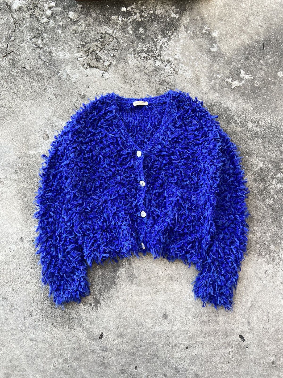 Comme des Garcons × Comme des Garcons Homme AD1989 Comme Des Garcons Shagy Cardigan Size US M / EU 48-50 / 2 - 1 Thumbnail