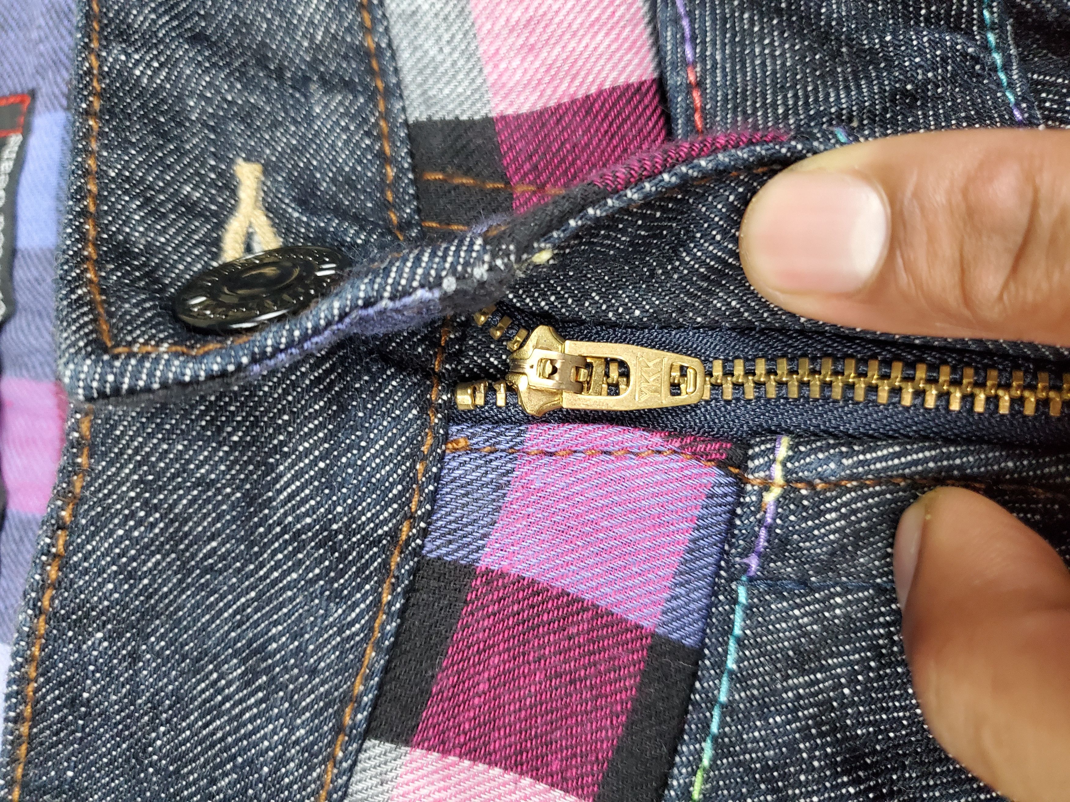 Japanese Brand × Vintage 🔥Vintage Denim Double Waist Dominate Handcrafted Jeans🔥 Size US 32 / EU 48 - 8 Thumbnail