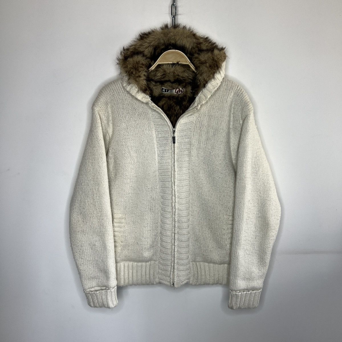 If Six Was Nine × Japanese Brand × Le Grande Bleu (L.G.B.) Fur Hoodie Ifsixwasnine LGB Style Y2K Japanese Brand Size US M / EU 48-50 / 2 - 1 Thumbnail