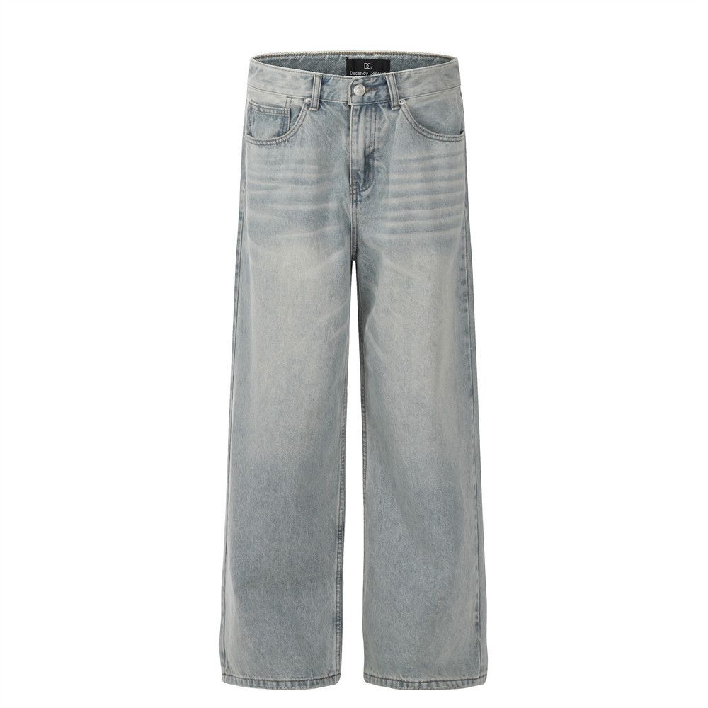 Japanese Brand × Jean American retro washed casual distressed simple jeans Size US 32 / EU 48 - 1 Thumbnail