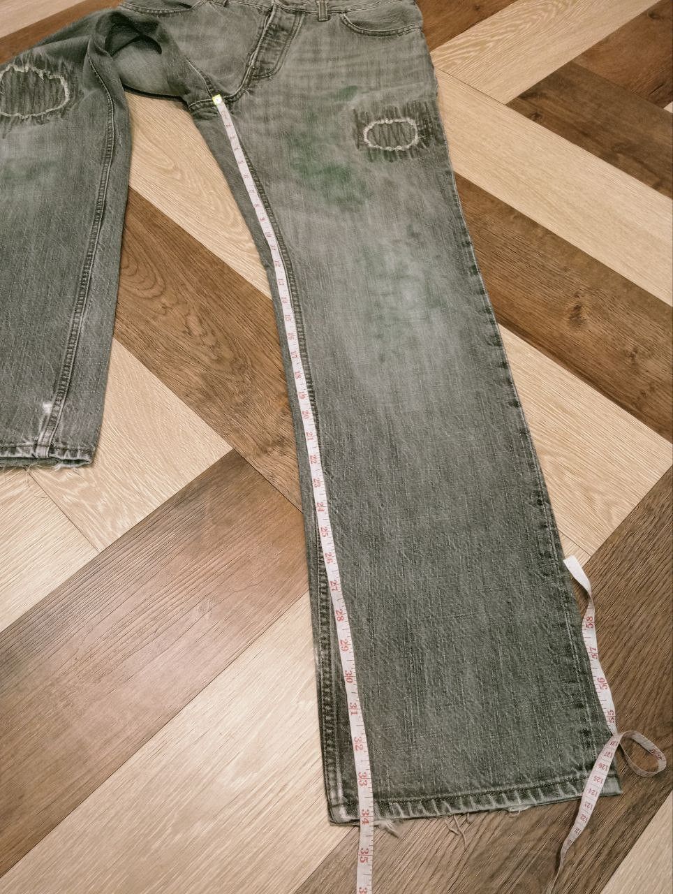 PPFM VINTAGE PPFM JAPAN DISTRESSED JEANS Size US 33 - 13 Thumbnail