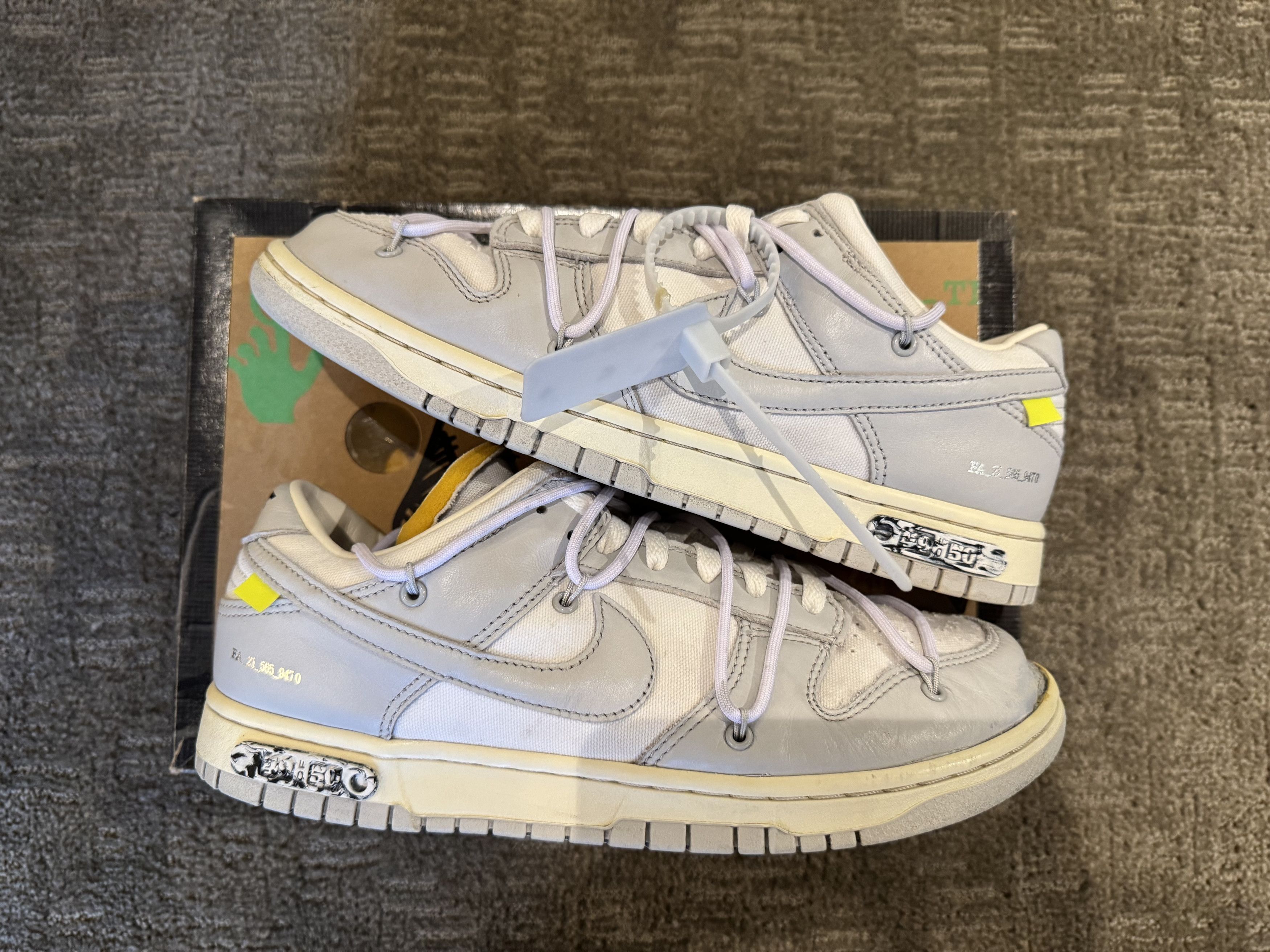 Nike × Off-White Nike x Off-White Dunk Low Lot 49 | Grailed