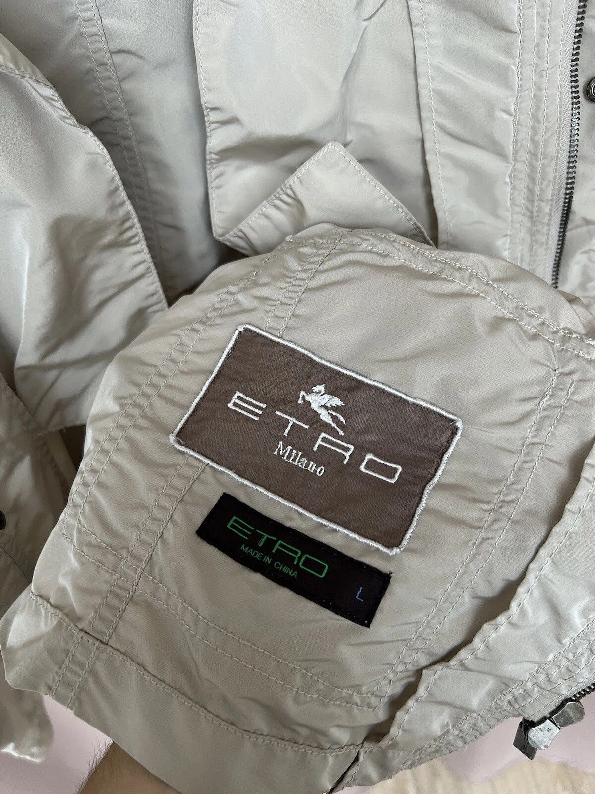Etro Etro Milano Jacket Mens Size M/L Multi Pockets Full Zip Size US L / EU 52-54 / 3 - 11 Thumbnail