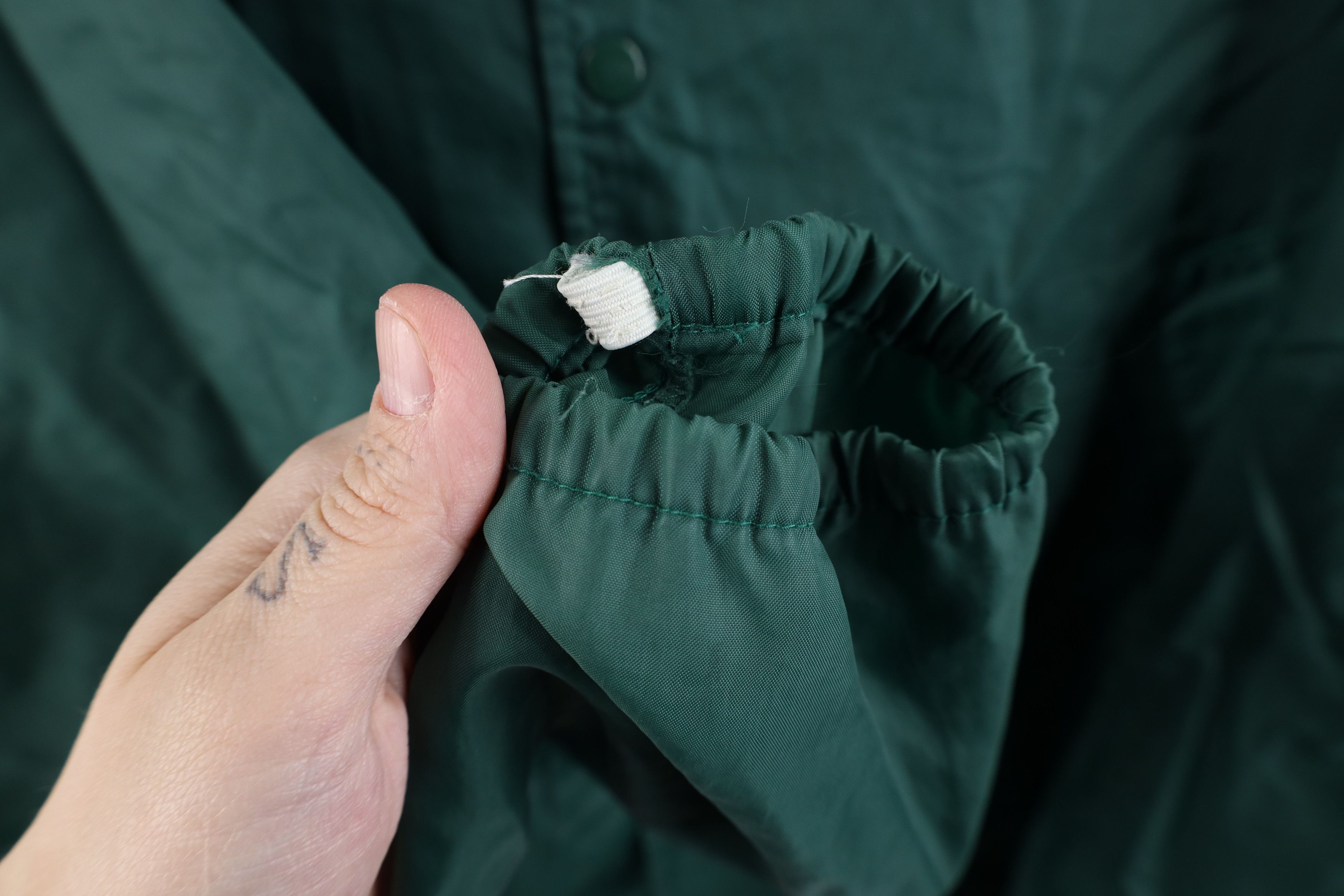 Vintage Vintage 70s Streetwear Coaches Windbreaker Jacket Green Size US L / EU 52-54 / 3 - 5 Thumbnail
