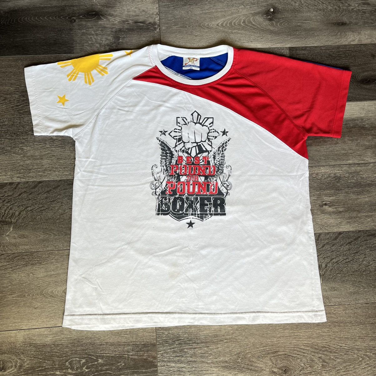 Vintage Vintage Accel Manny Pacquiao Best Pound for Pound Boxer Tee Size US XL / EU 56 / 4 - 2 Thumbnail