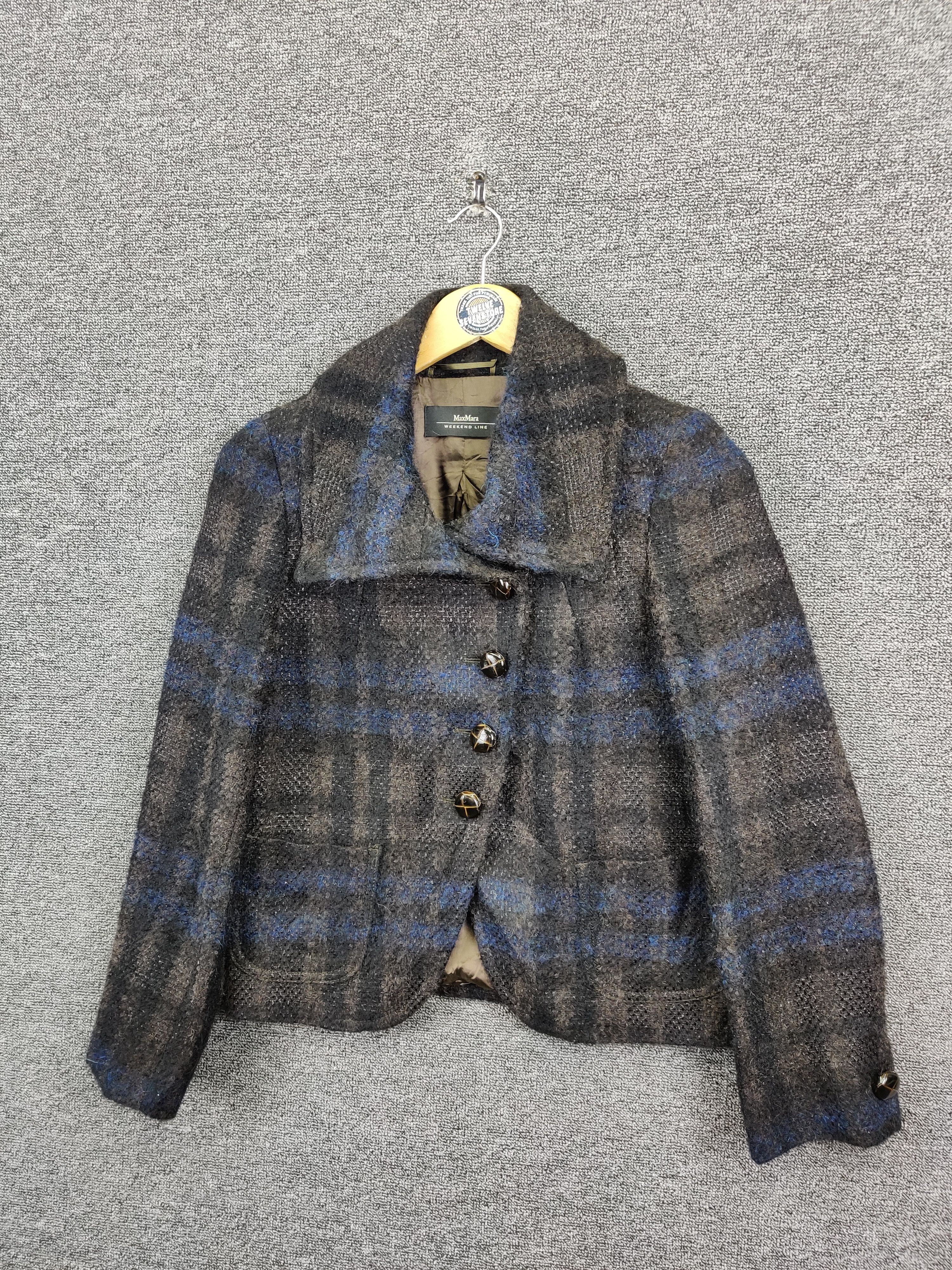 Vintage Vintage Max Mara Weekend Wool Mohair Coat Size US S / EU 44-46 / 1 - 2 Thumbnail