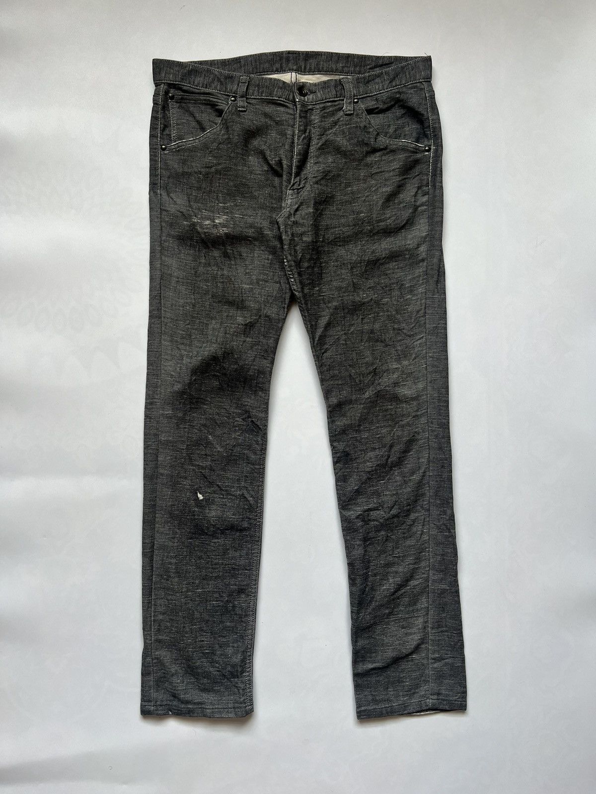 Snap Fastener Japanese Low Tapered Denim