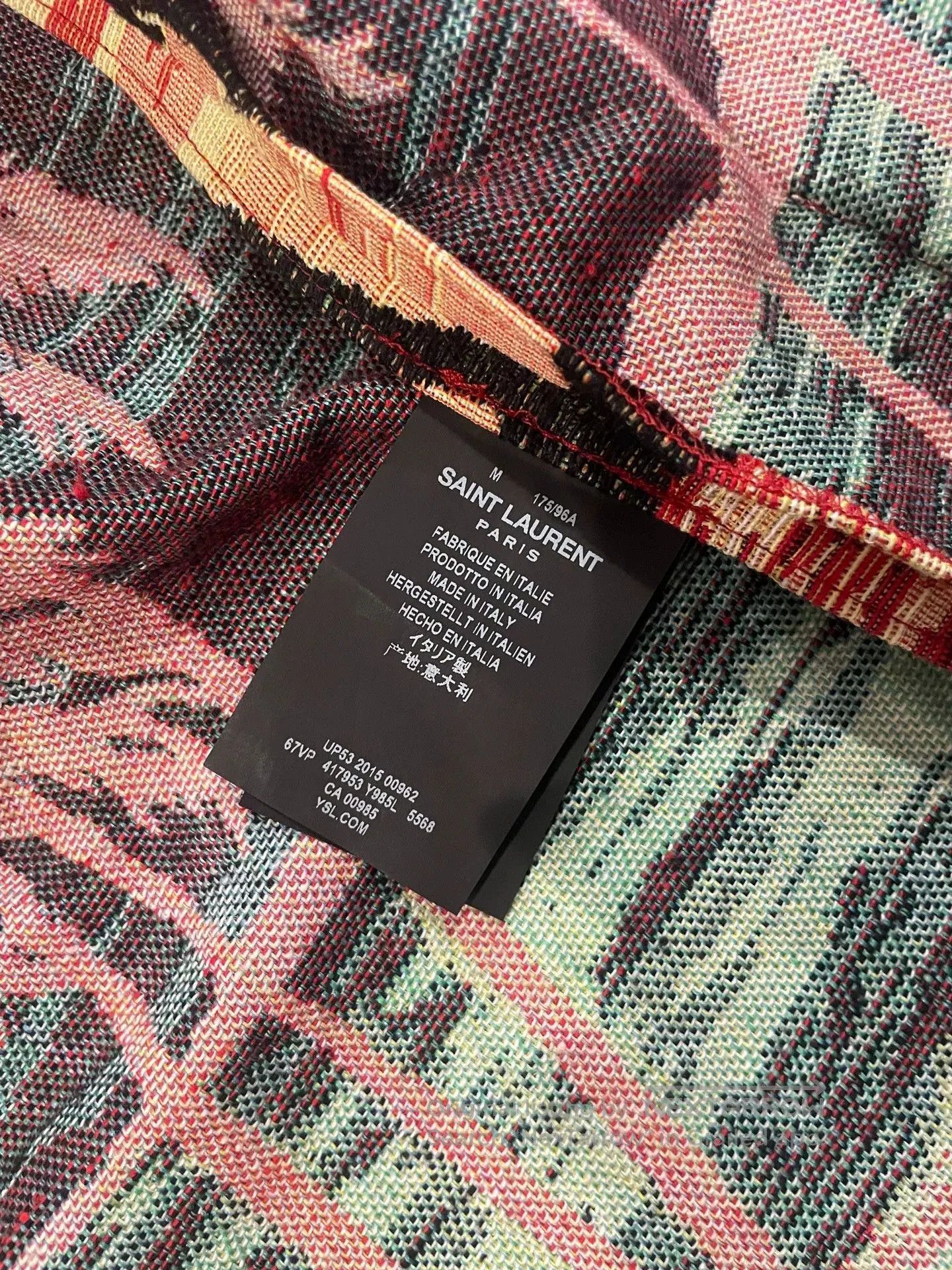 Hedi Slimane Saint Laurent 2016 SS Palm Tree Jacket. Size US M / EU 48-50 / 2 - 4 Thumbnail