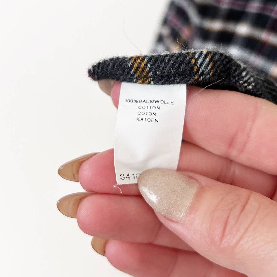 Haupt Haupt Germany Gray Plaid Flannel Sz M Size US M / EU 48-50 / 2 - 4 Thumbnail