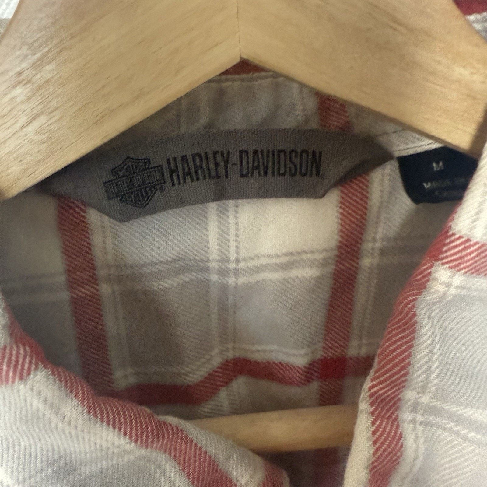 Harley Davidson Harley-Davidson Shirt Plaid Slim Fit Biker Skull Motorcycle Size US M / EU 48-50 / 2 - 3 Thumbnail