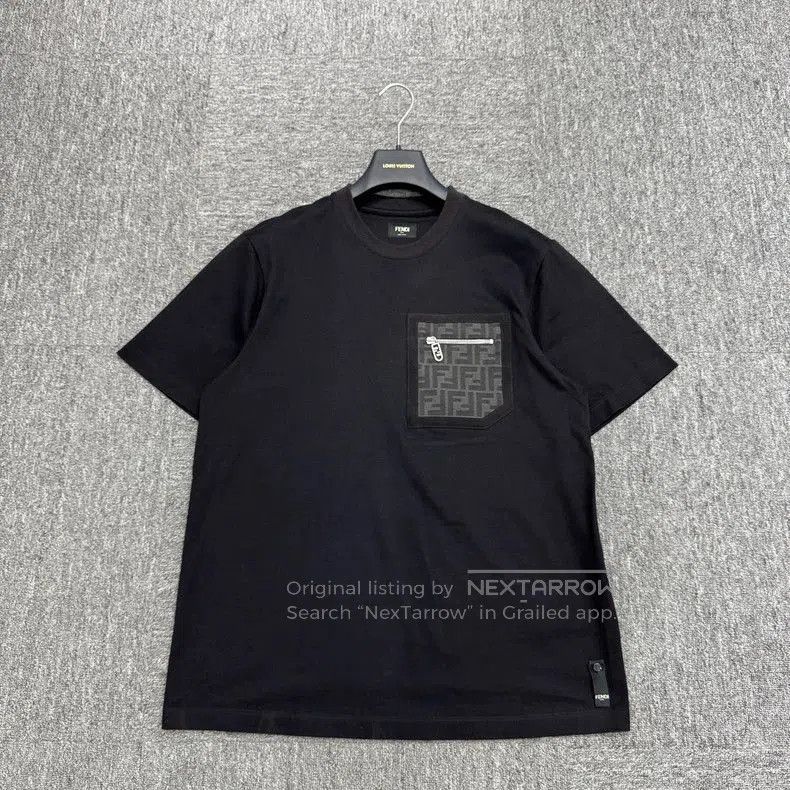 Fendi Fendi Monogram Pocket Short Sleeve T. Size US S / EU 44-46 / 1 - 1 Thumbnail