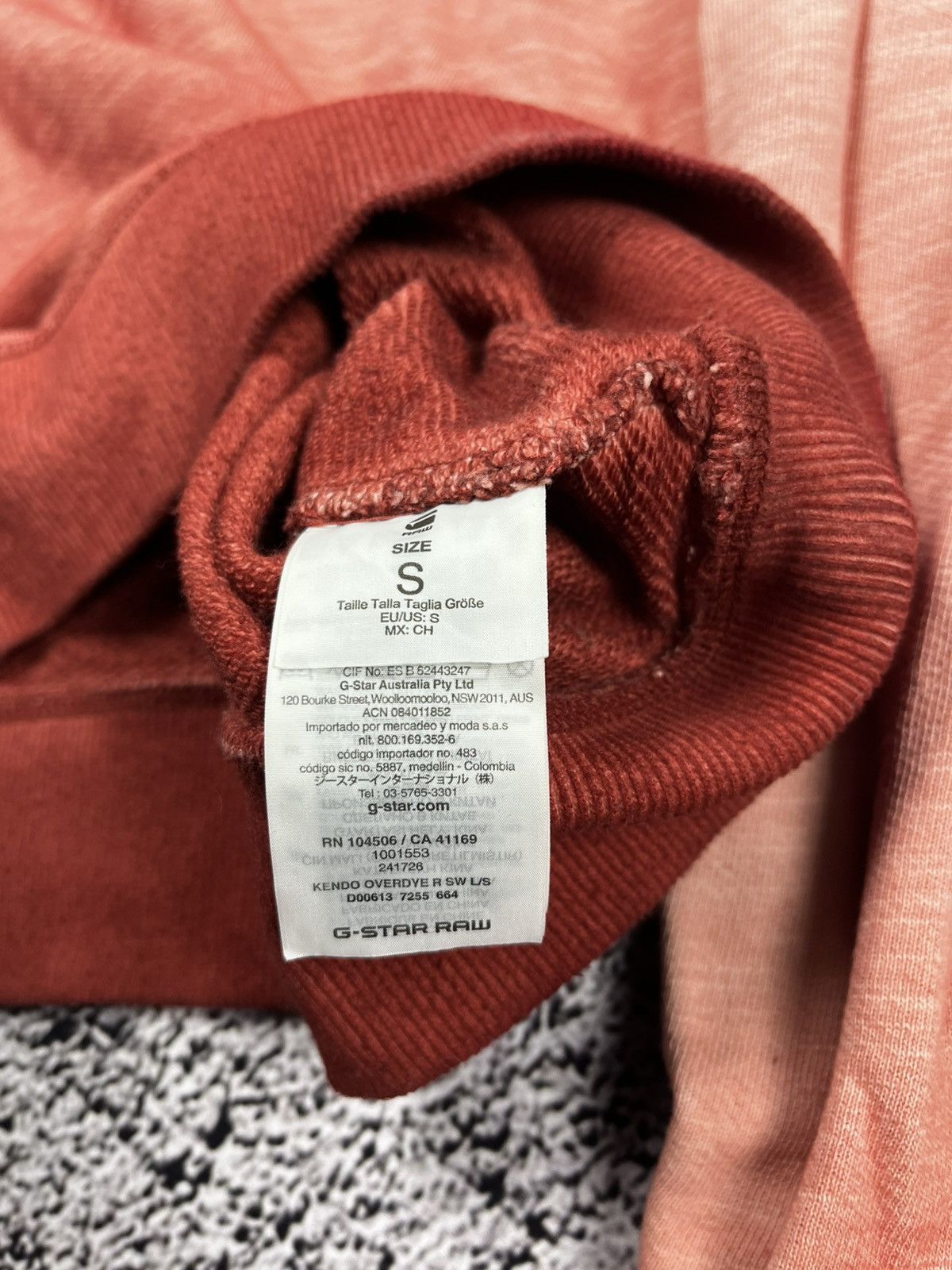 G-Star Vintage Y2K G Star washed faded sweatshirt streetwear size S Size US S / EU 44-46 / 1 - 9 Thumbnail