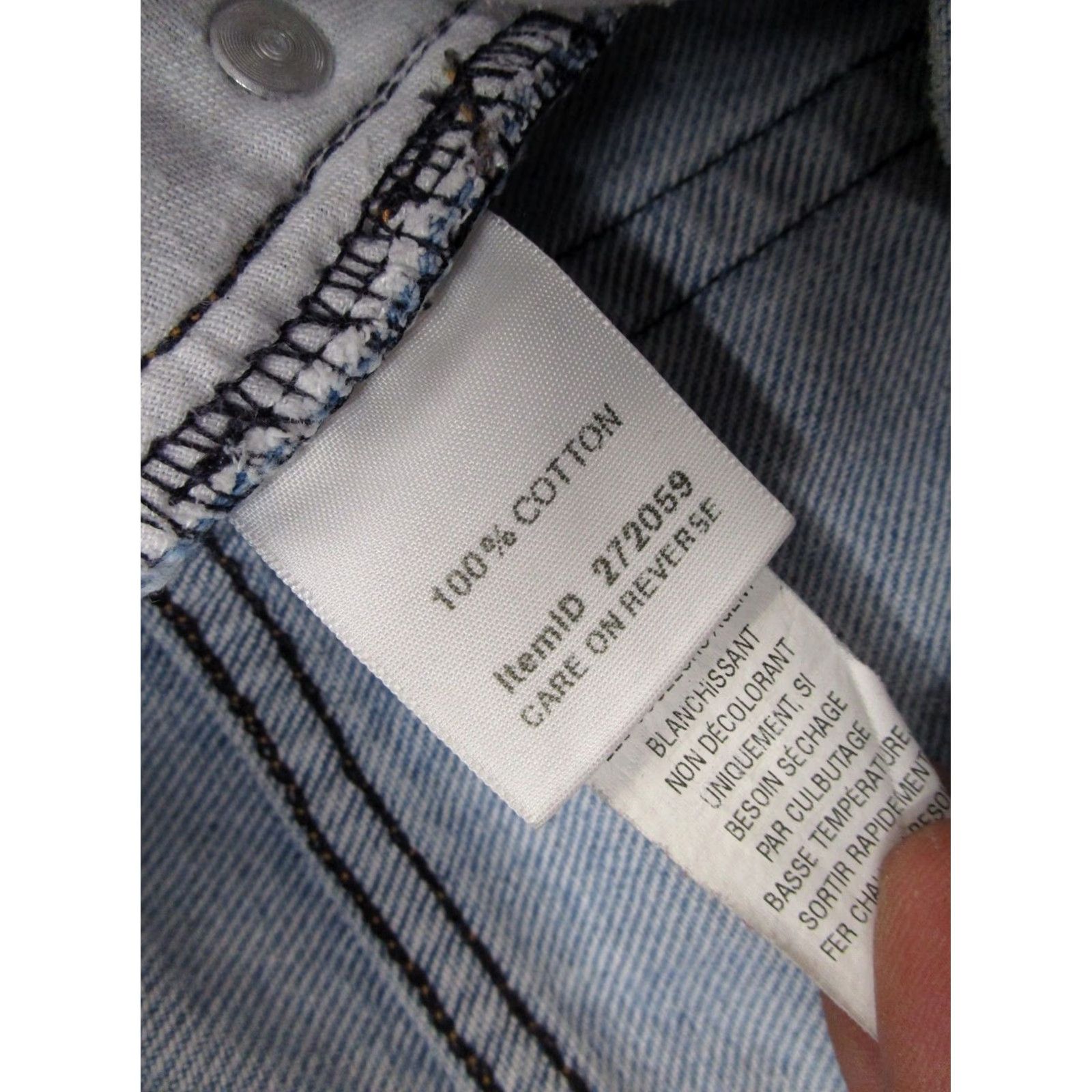 Vintage L.L. Bean Jeans Medium Wash Straight 6 Regular Denim Cotton Blue 5-Pocket City USA Womens MPN 272059 Size 28" / US 6 / IT 42 - 5 Thumbnail