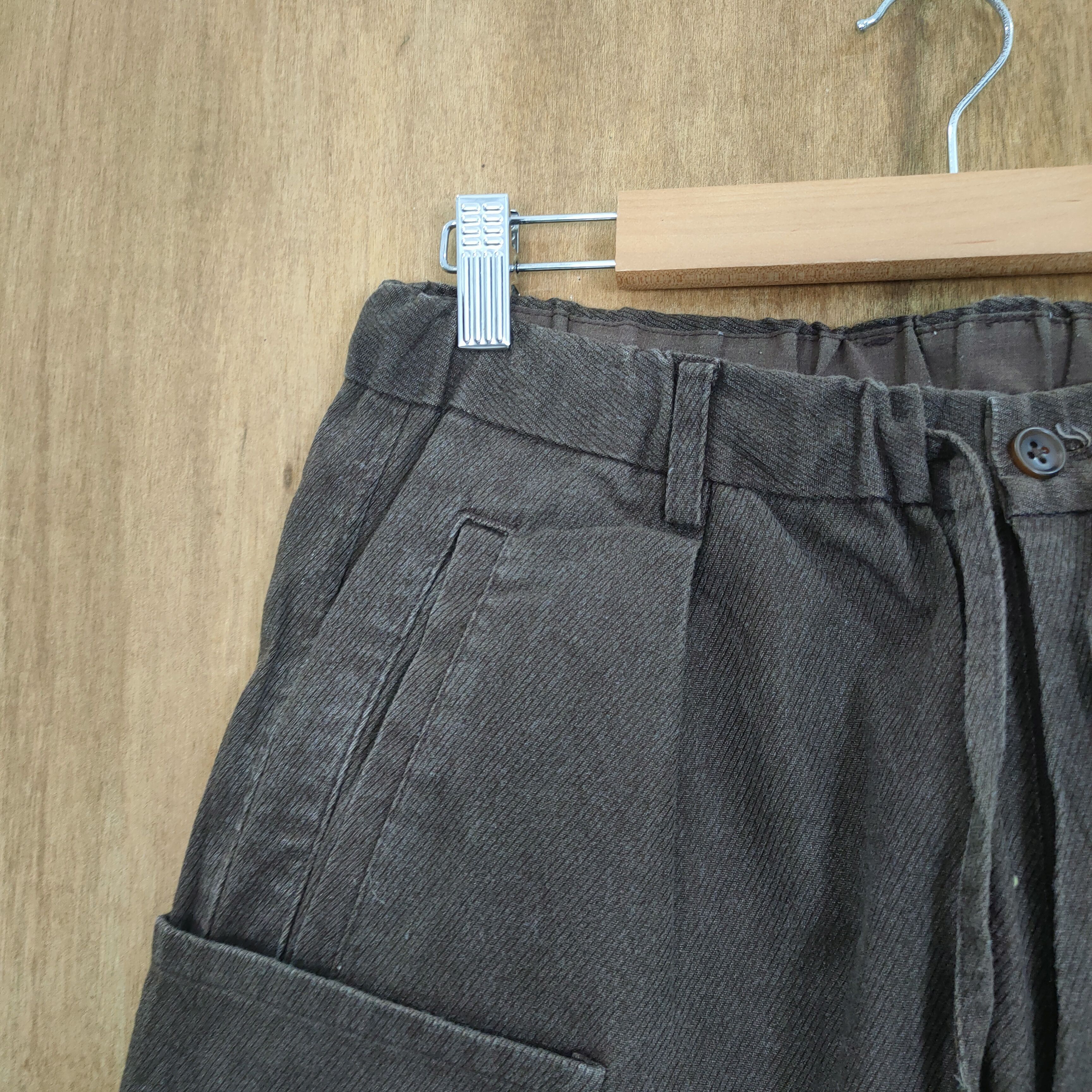 Japanese Brand N.AND BROWN BAGGY CARGO PANTS Size US 30 / EU 46 - 6 Thumbnail