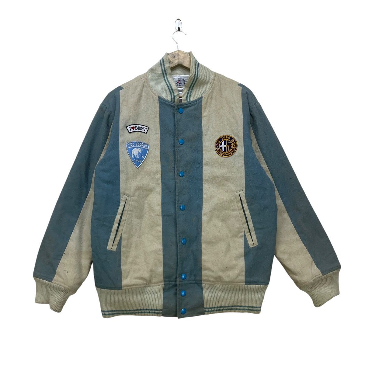 Japanese Brand Japanese Brand CDG Soccer Stripe Jacket Size US M / EU 48-50 / 2 - 1 Thumbnail