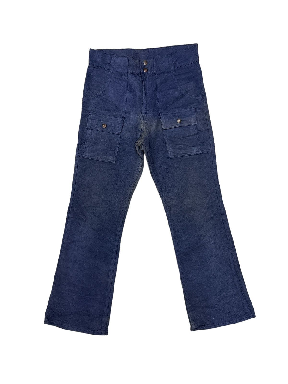 Levi's VINTAGE 1970s LEVI'S BIG E 676 BELL BOTTOM JEANS Size US 30 / EU 46 - 1 Thumbnail