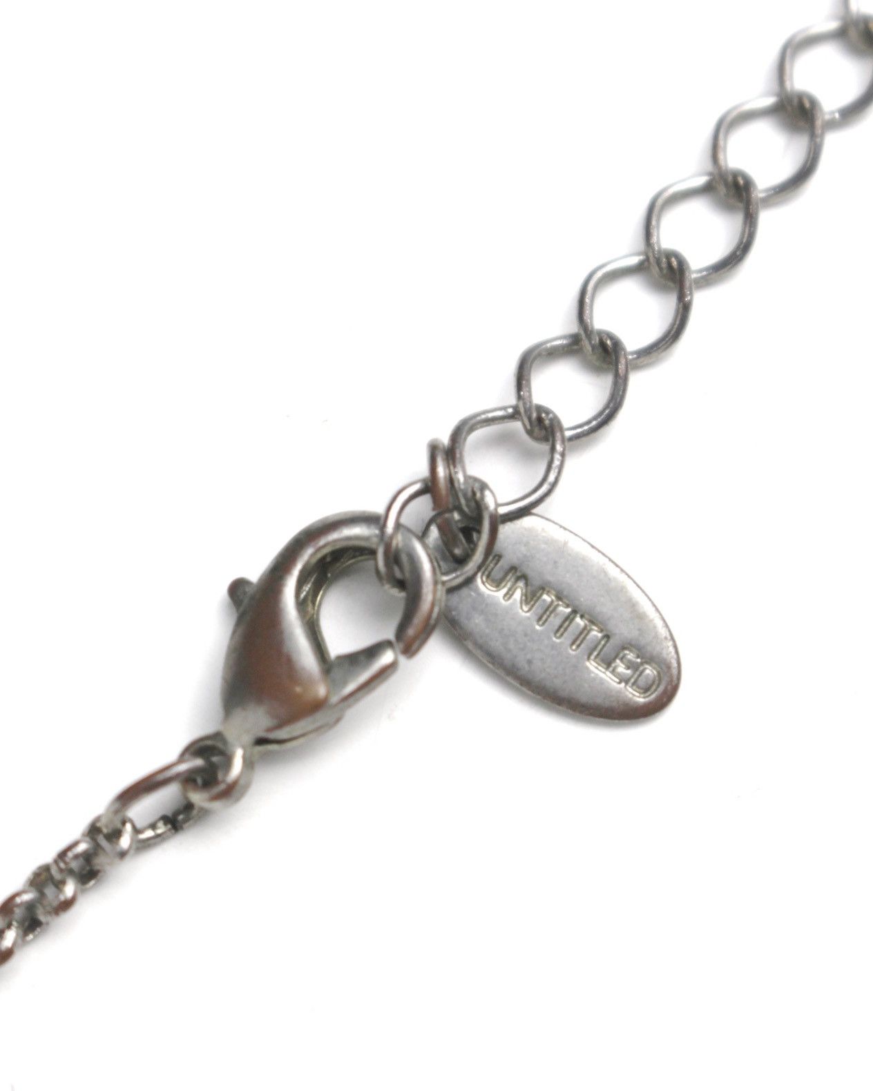 Vintage 2000S UNTITLED JAPAN FEATHER SILVER-PLATED PENDANT NECKLACE Size ONE SIZE - 4 Thumbnail