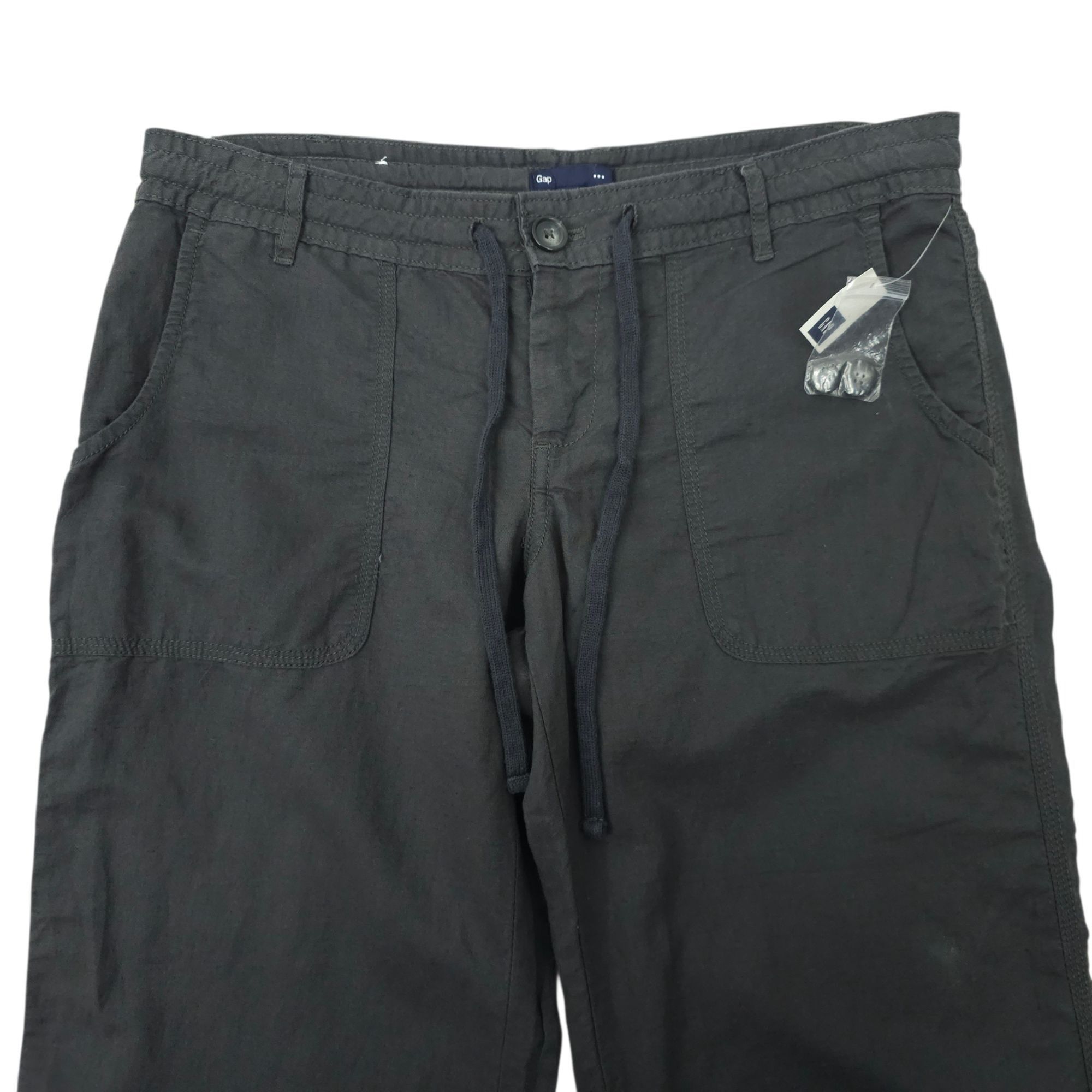 Gap Gap Drawstring Button Cargo Utility Pants Womens 4 Gray Size 27" / US 4 / IT 40 - 9 Thumbnail