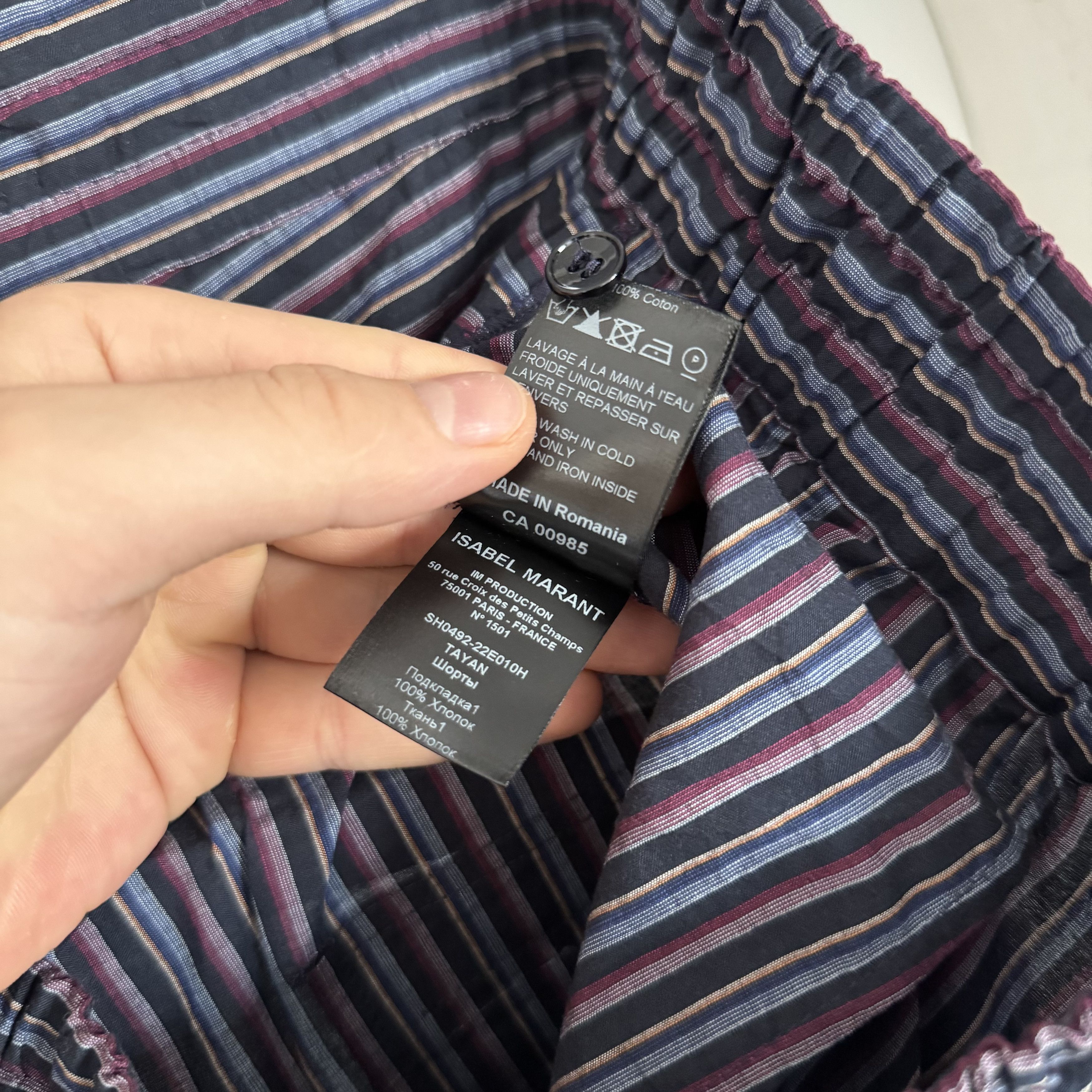 Isabel Marant Men's Isabel Marant Stripped Tayan Shorts XL Size US 36 / EU 52 - 9 Thumbnail