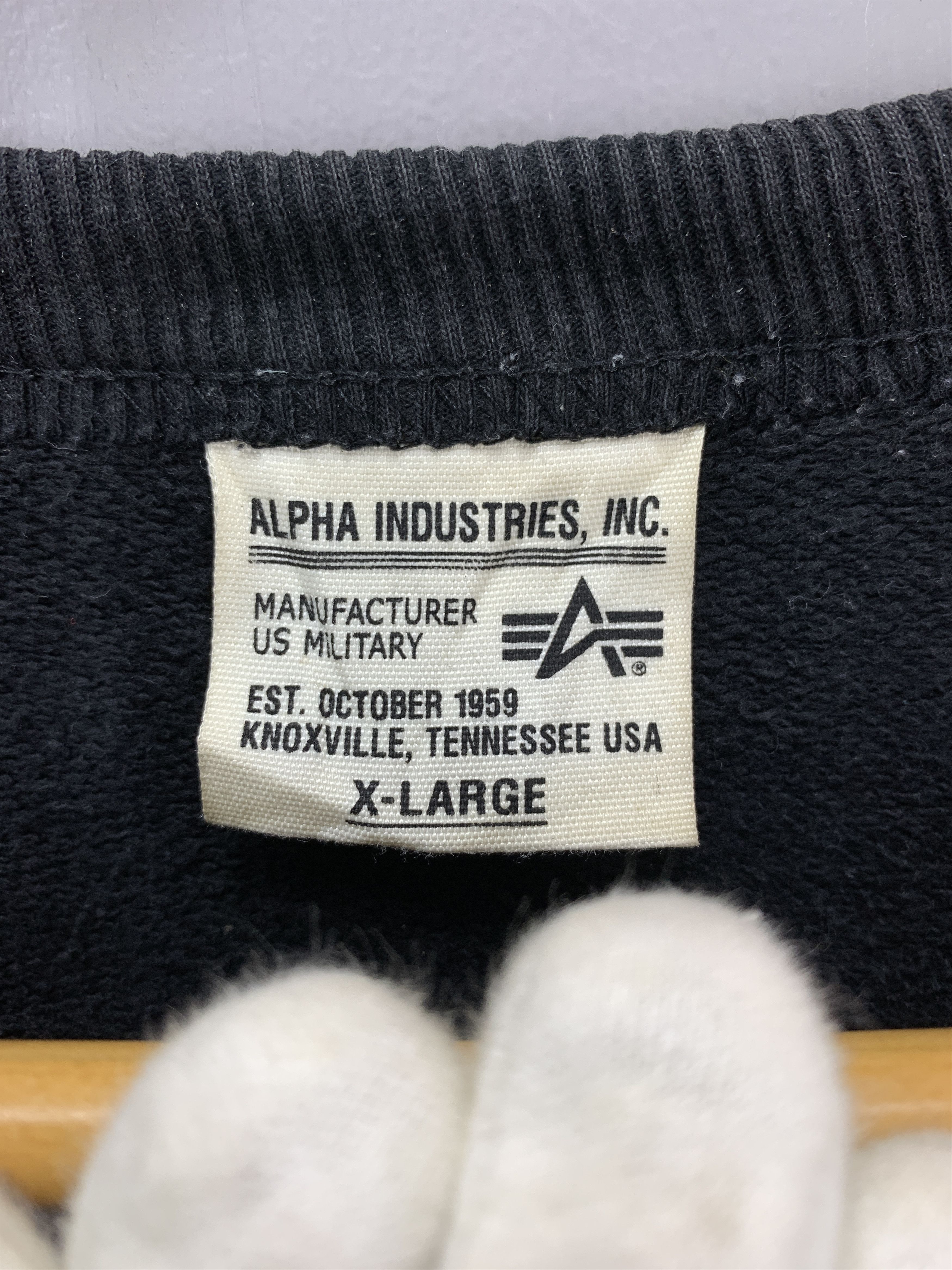 Alpha Industries ALPHA INDUSTRIES Crew Neck Sweatshirt #2137/18 Size US L / EU 52-54 / 3 - 7 Thumbnail