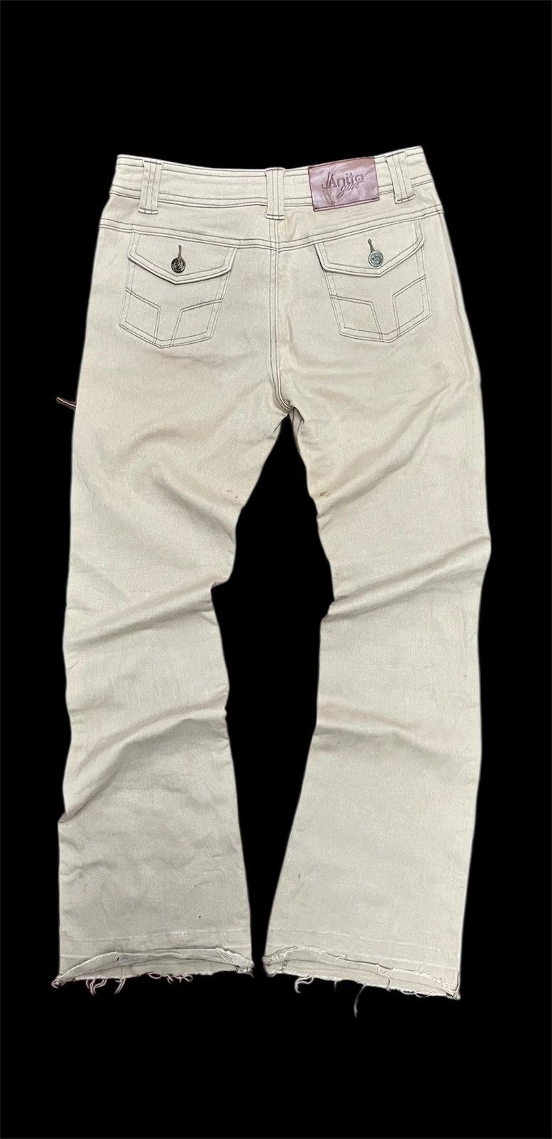 GOA Vintage Flared Patches Pants x Native American Art Size US 30 / EU 46 - 2 Thumbnail