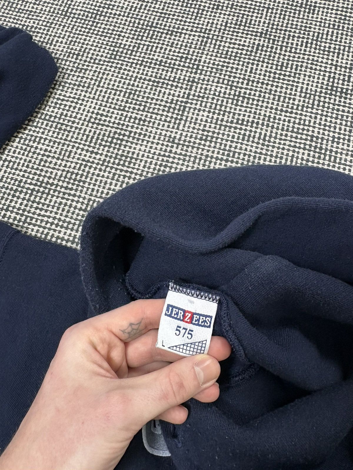 Jerzees 90s Jerzees London School of Economics Lsu boxy hoodie Size US L / EU 52-54 / 3 - 3 Thumbnail