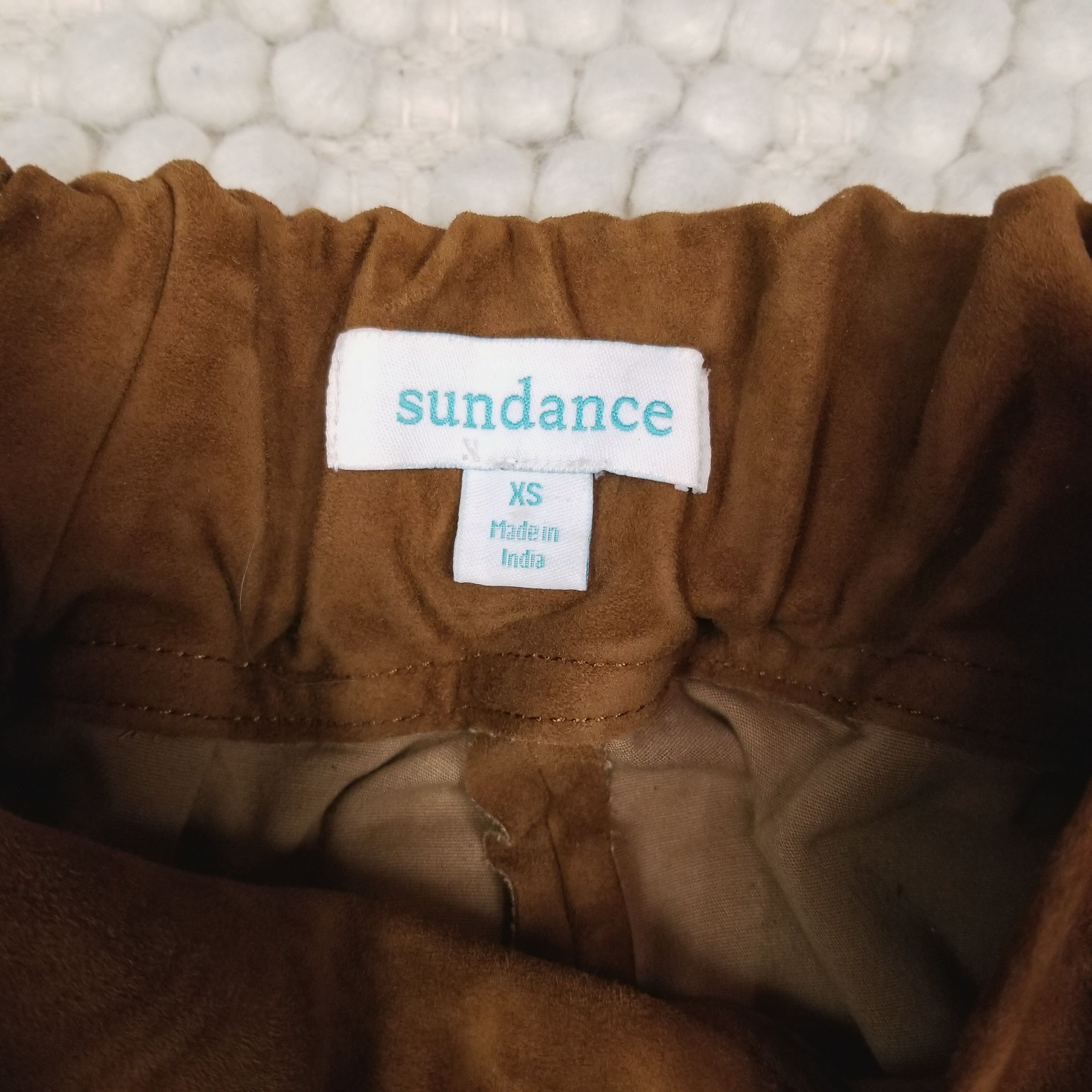 Other Sundance Cassie Suede Leather Pants Sz Extra Small Size 26" / US 2 / IT 38 - 3 Thumbnail