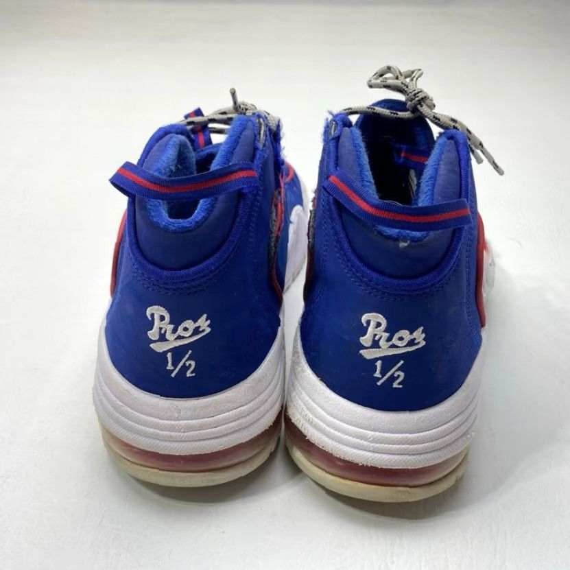 Nike Nike Air Max Penny Sneakers Mens 11.5 Blue Red 685153-400 USA Penny 2018 Vintage No 1628 Size US 12 / EU 45 - 4 Thumbnail