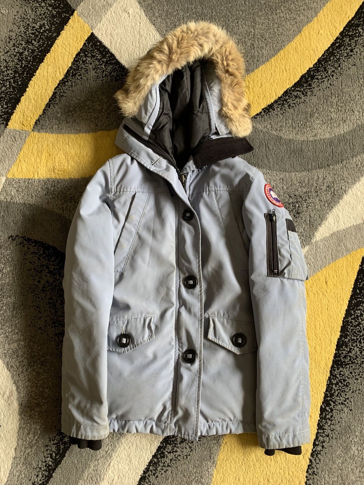 Canada goose montebello parka grey online