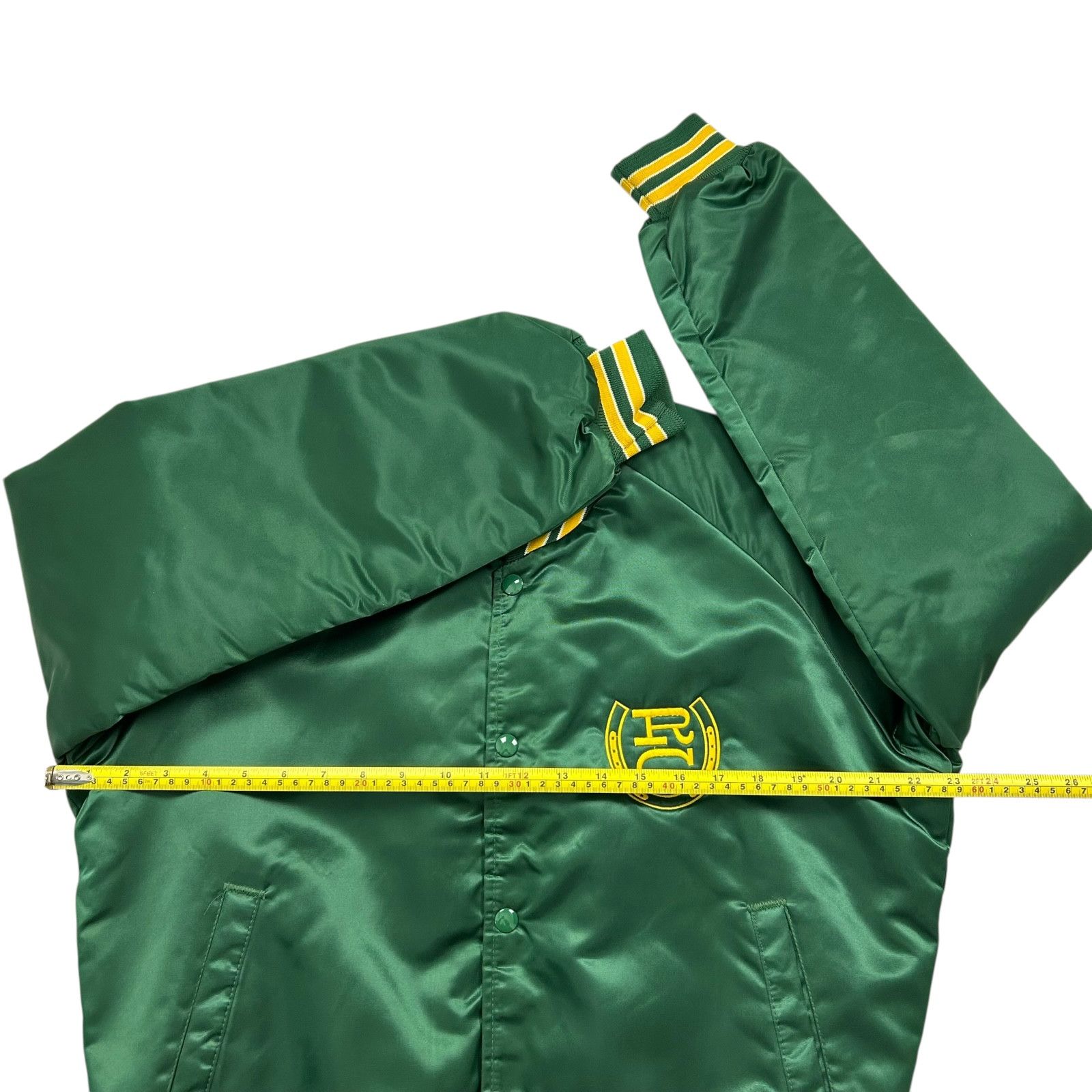 Chalk Line VTG 90s RAW HIDE CALIFORNIA SATIN JACKET SPELL OUT SIZE M Size US M / EU 48-50 / 2 - 9 Thumbnail